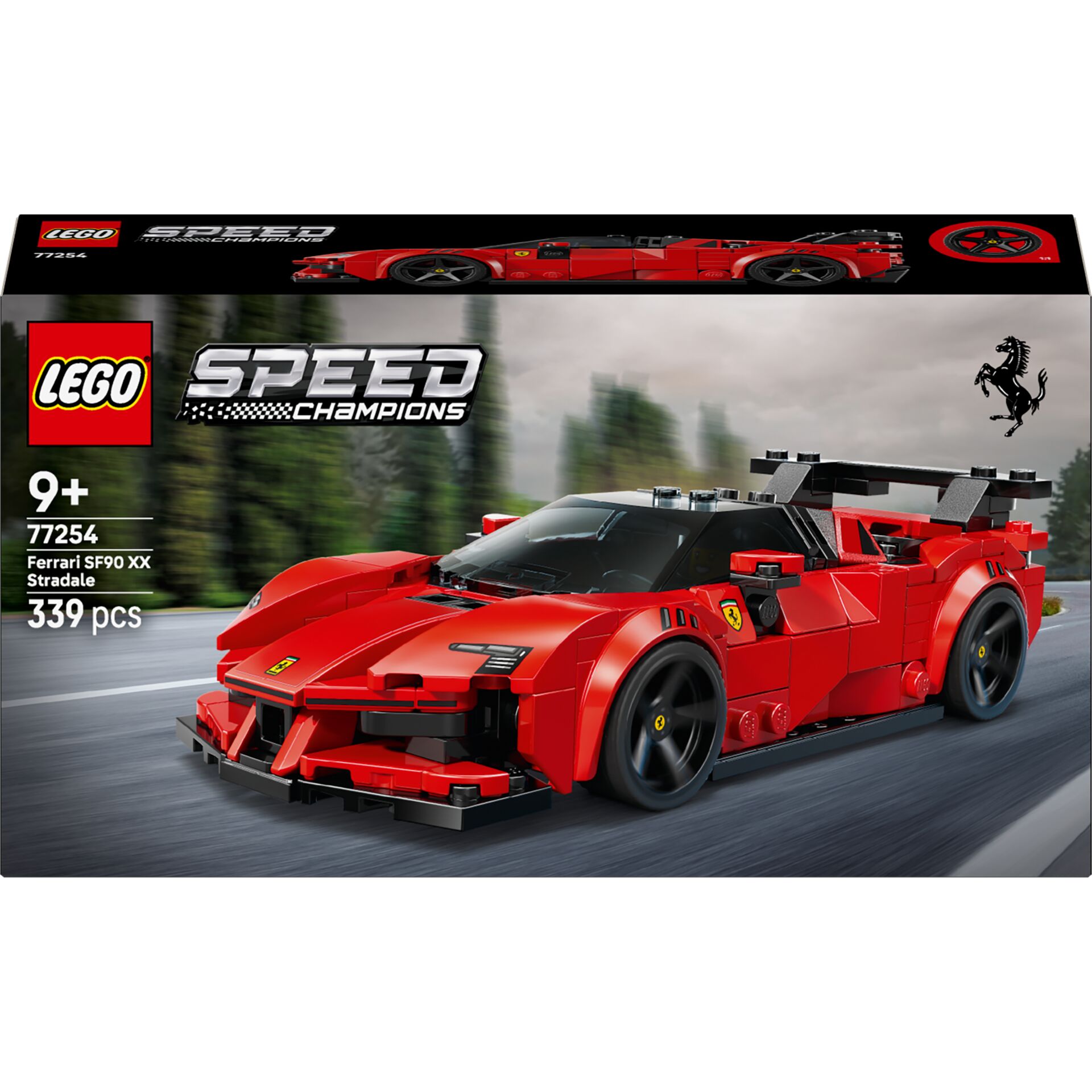 Ferrari, Speed Champions, Rotes Auto, LEGO Modell, Kleinteilige Baukonstruktion