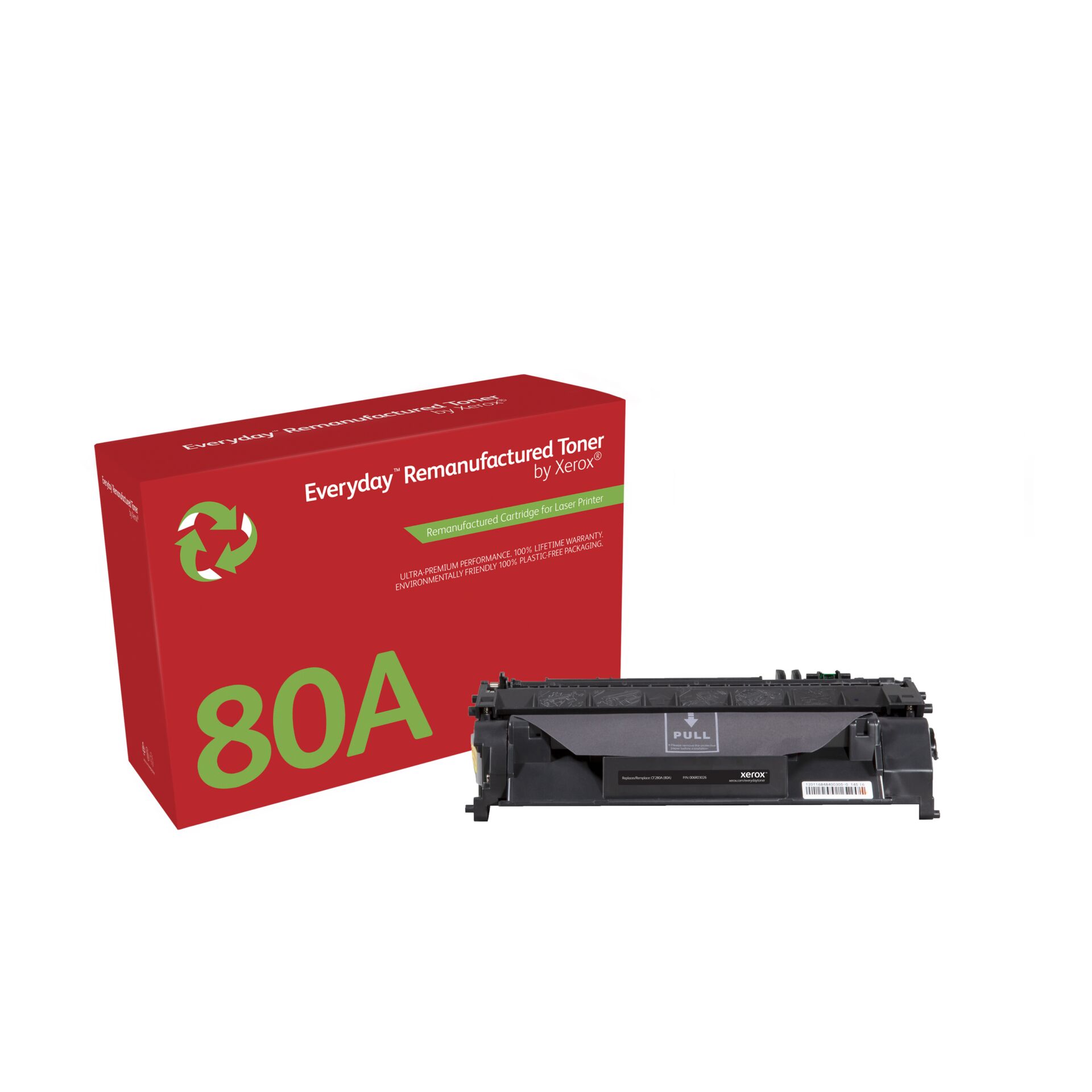 Tonerpatrone, Laserdrucker, 80A, remanufacturiert, Xerox-kompatibel
