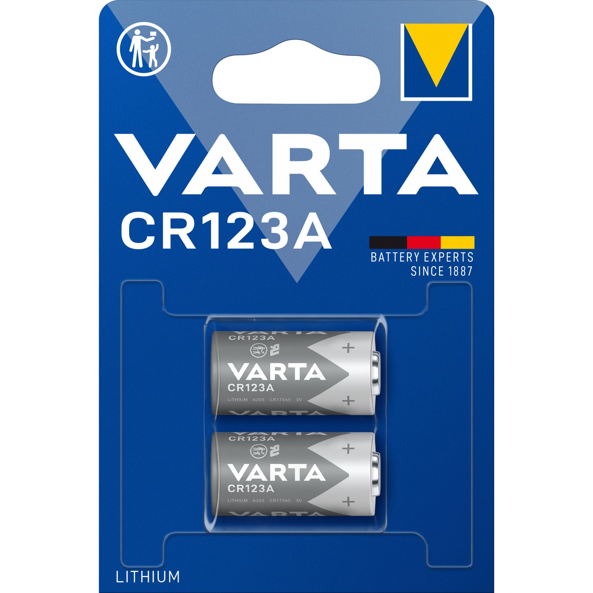 100x2 Varta Professional  CR 123 A           PU master box
