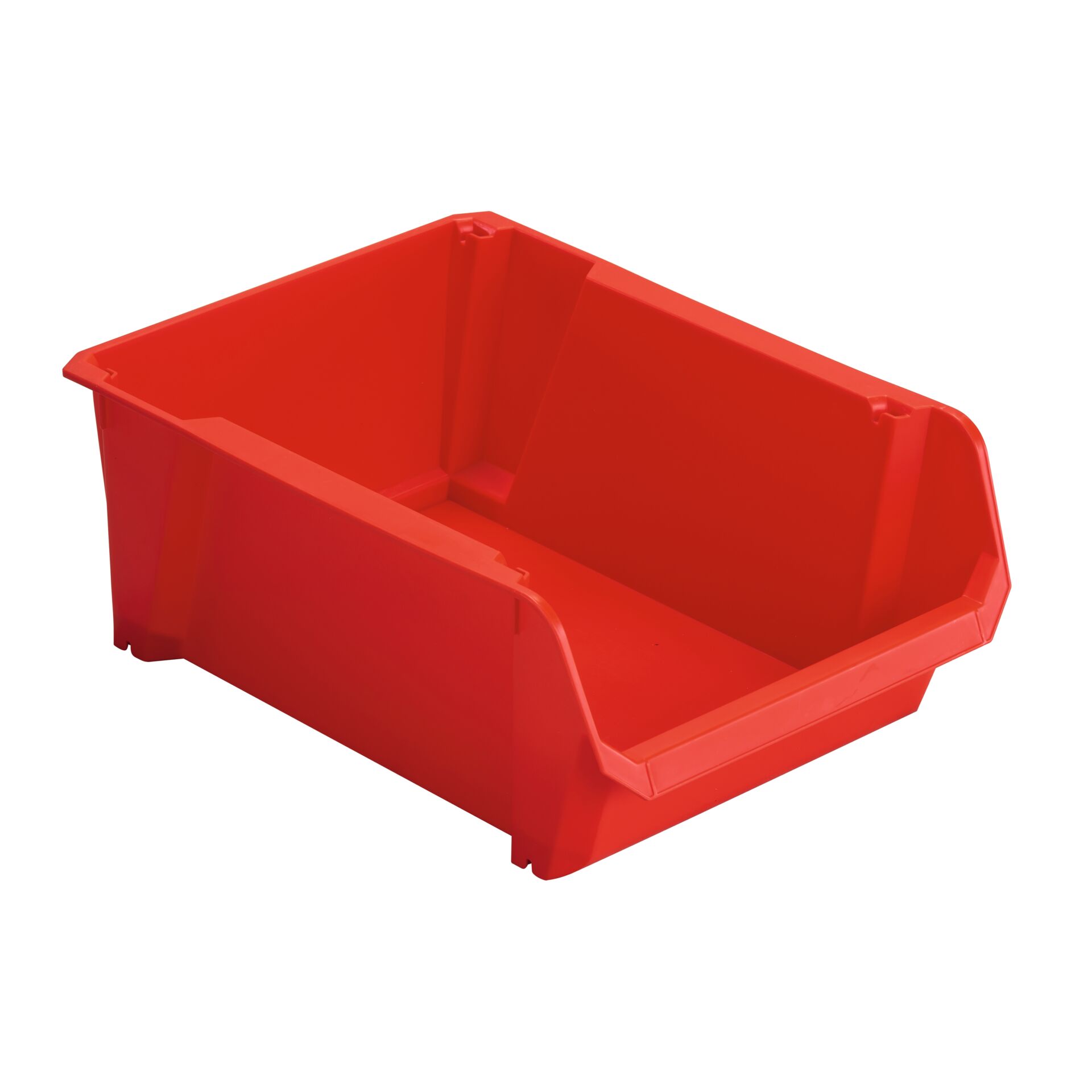 Box, Aufbewahrungsbox, Plastikbehälter, Rot, offen
