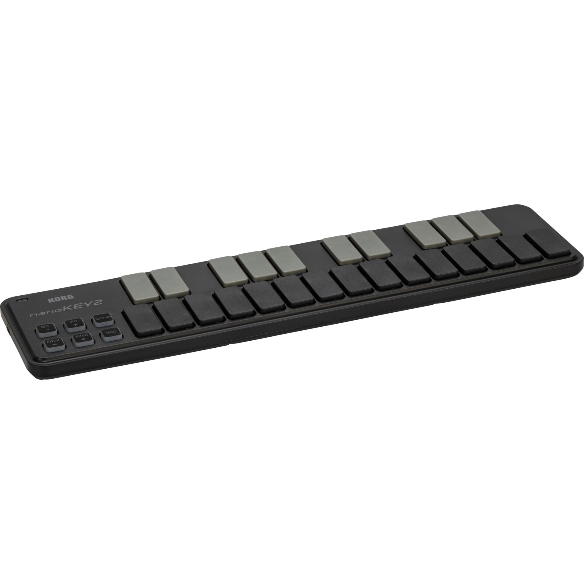 keyboard, midi controller, 24-key, schwarz, kompakt