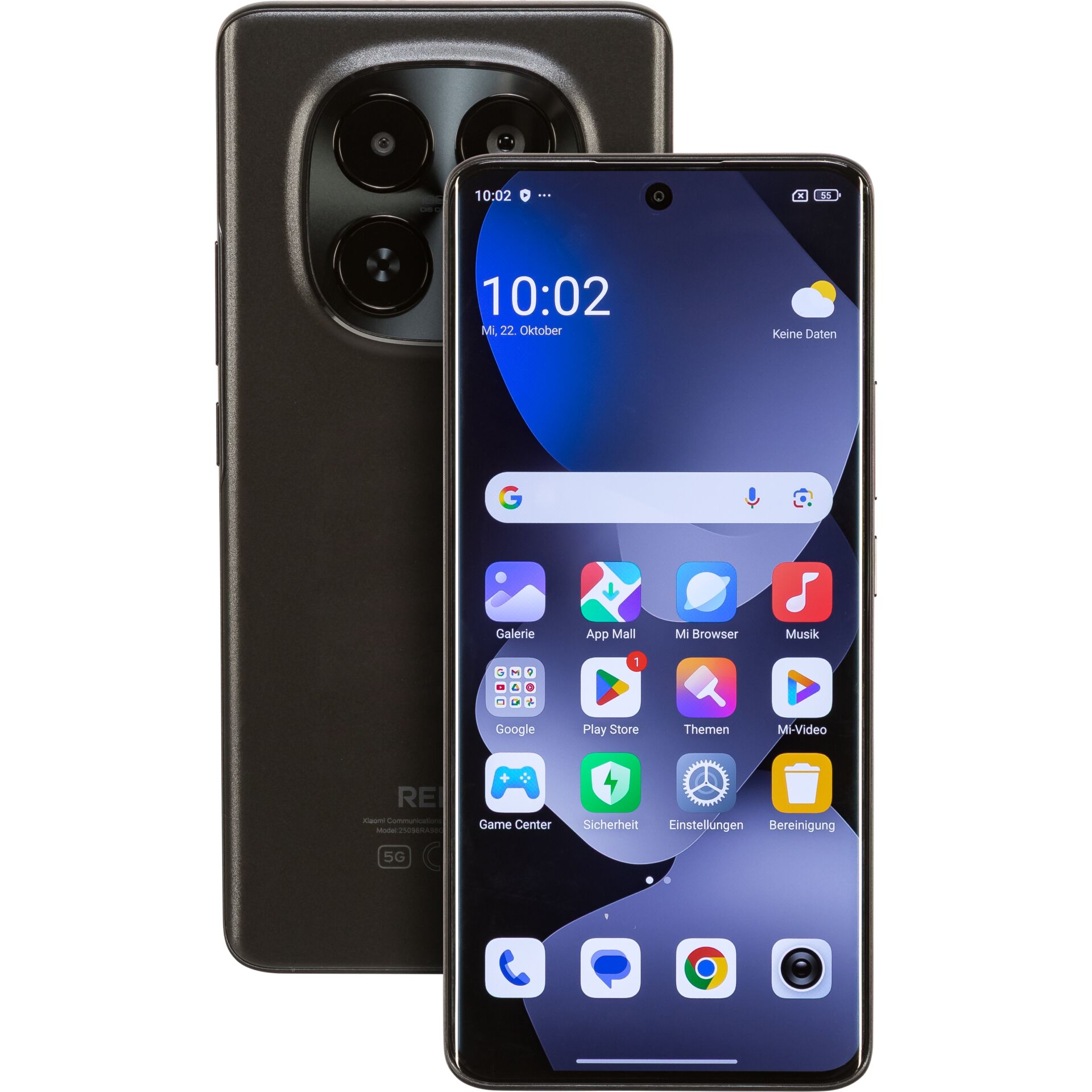Smartphone, Dual kamera, Schwarz, Touchscreen, Android