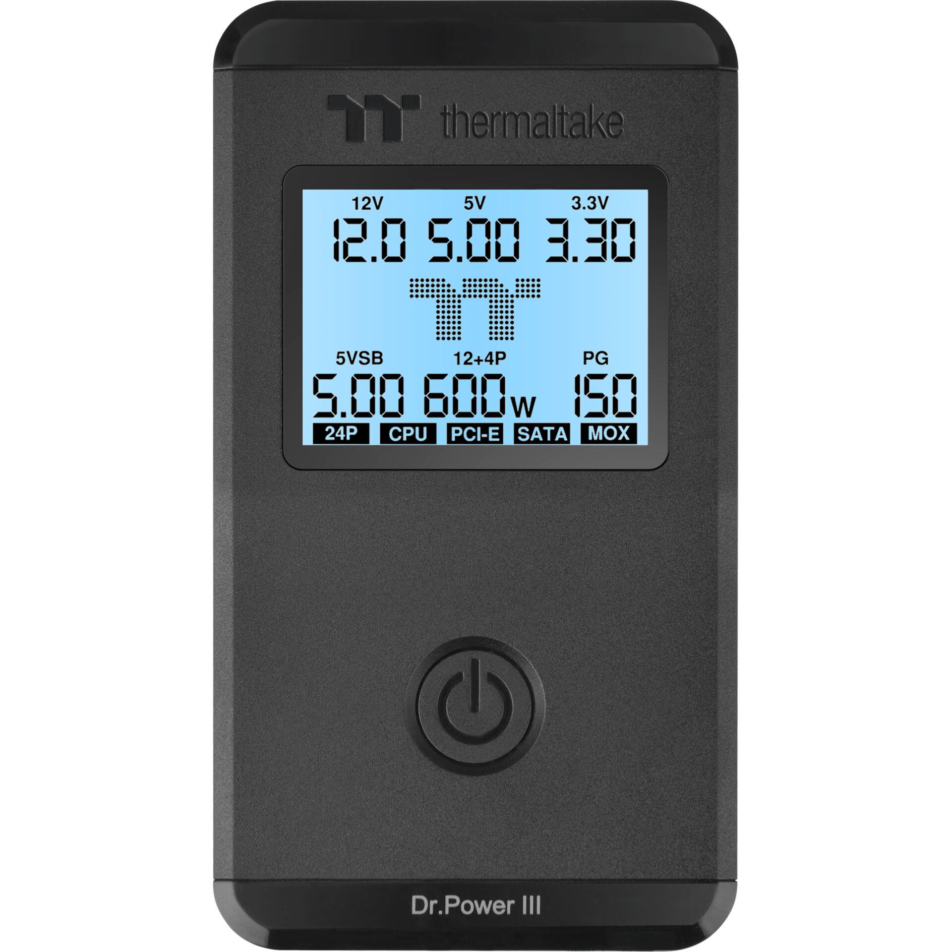 PC-Stromversorgung, 600W, Modular, Digitale Anzeige, Dr.Power III