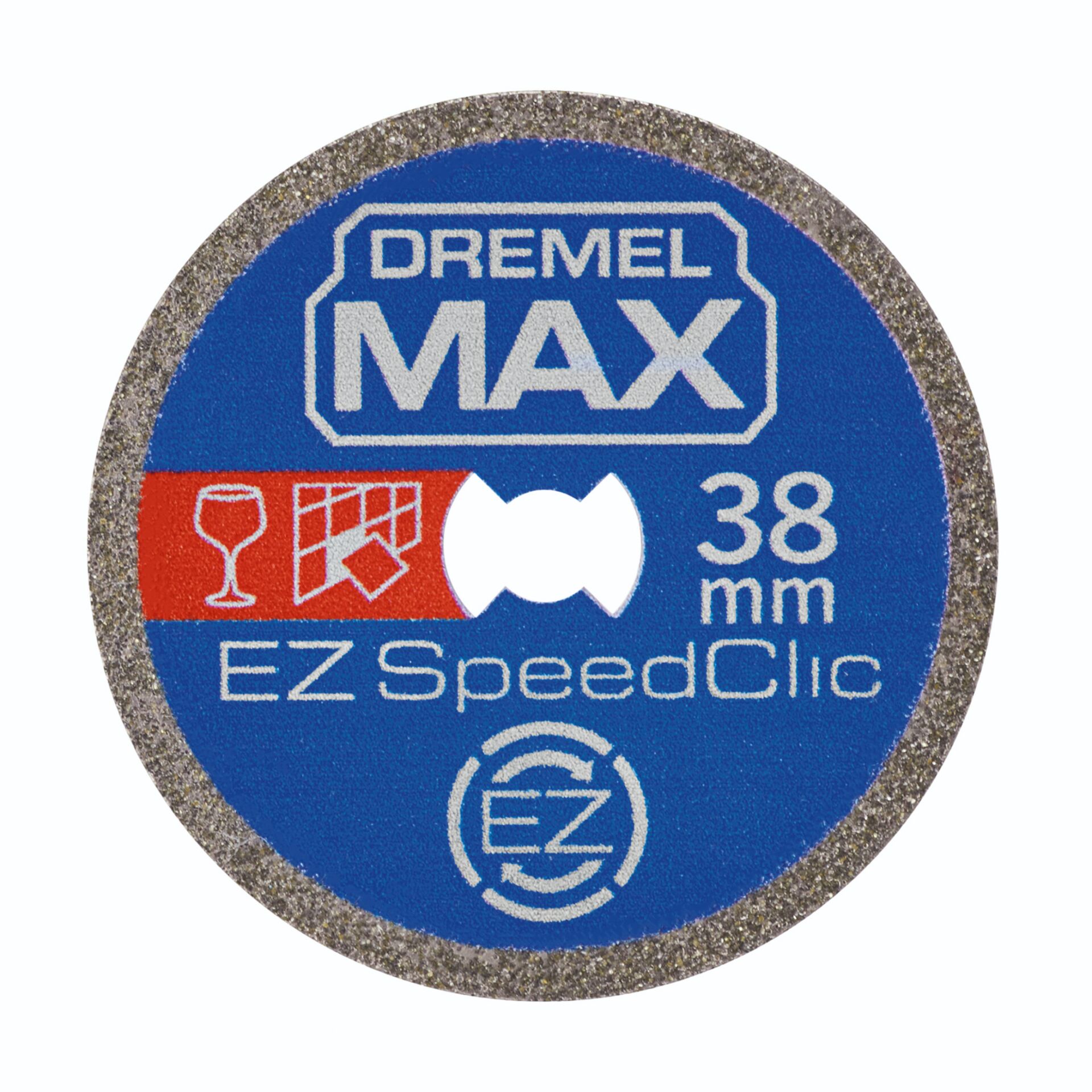diamanttrennscheibe, 38 mm, Dremel Max, EZ SpeedClic, Kreisschleifscheibe