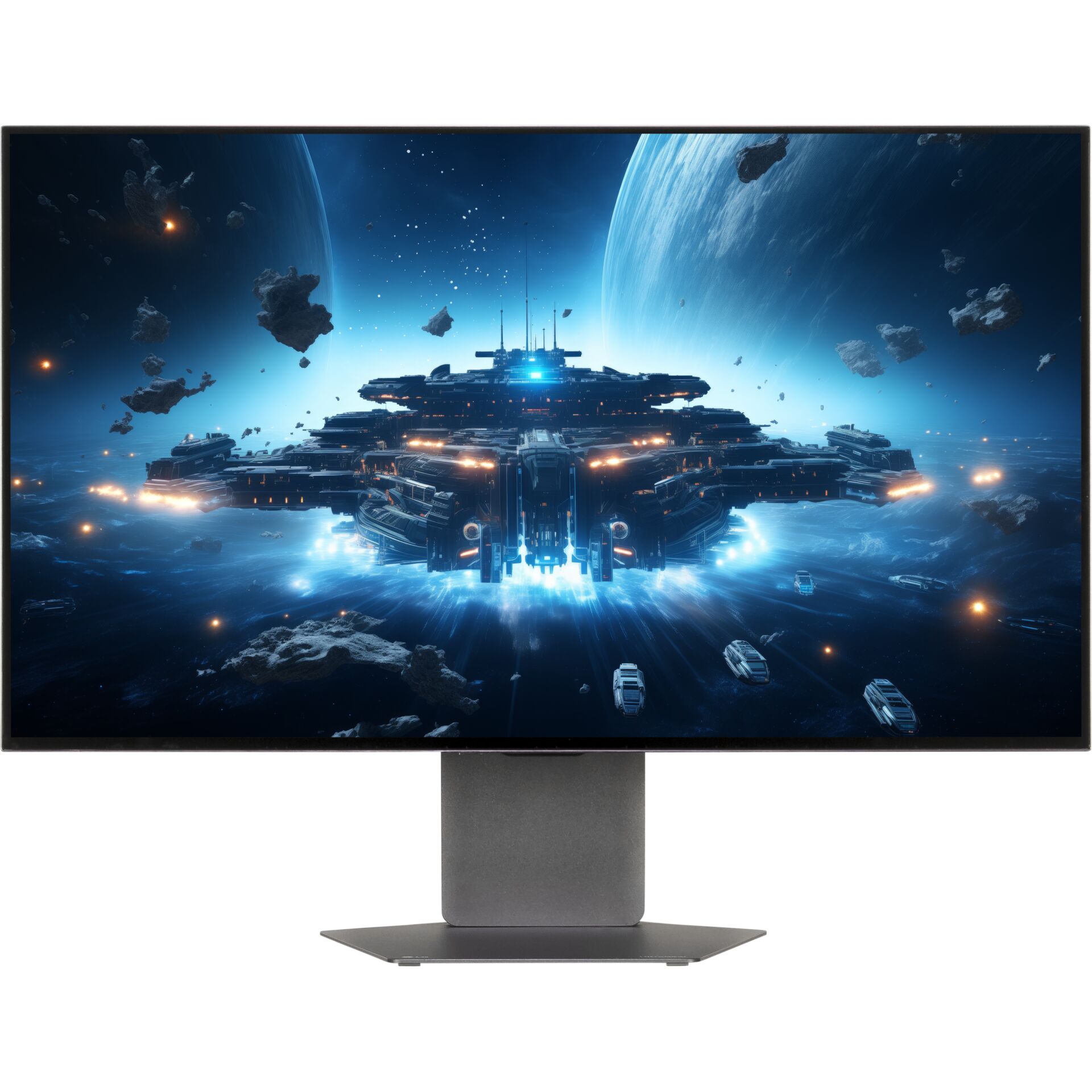 monitor, computer monitor, ultra-wide?, gaming monitor, alien spaceship image