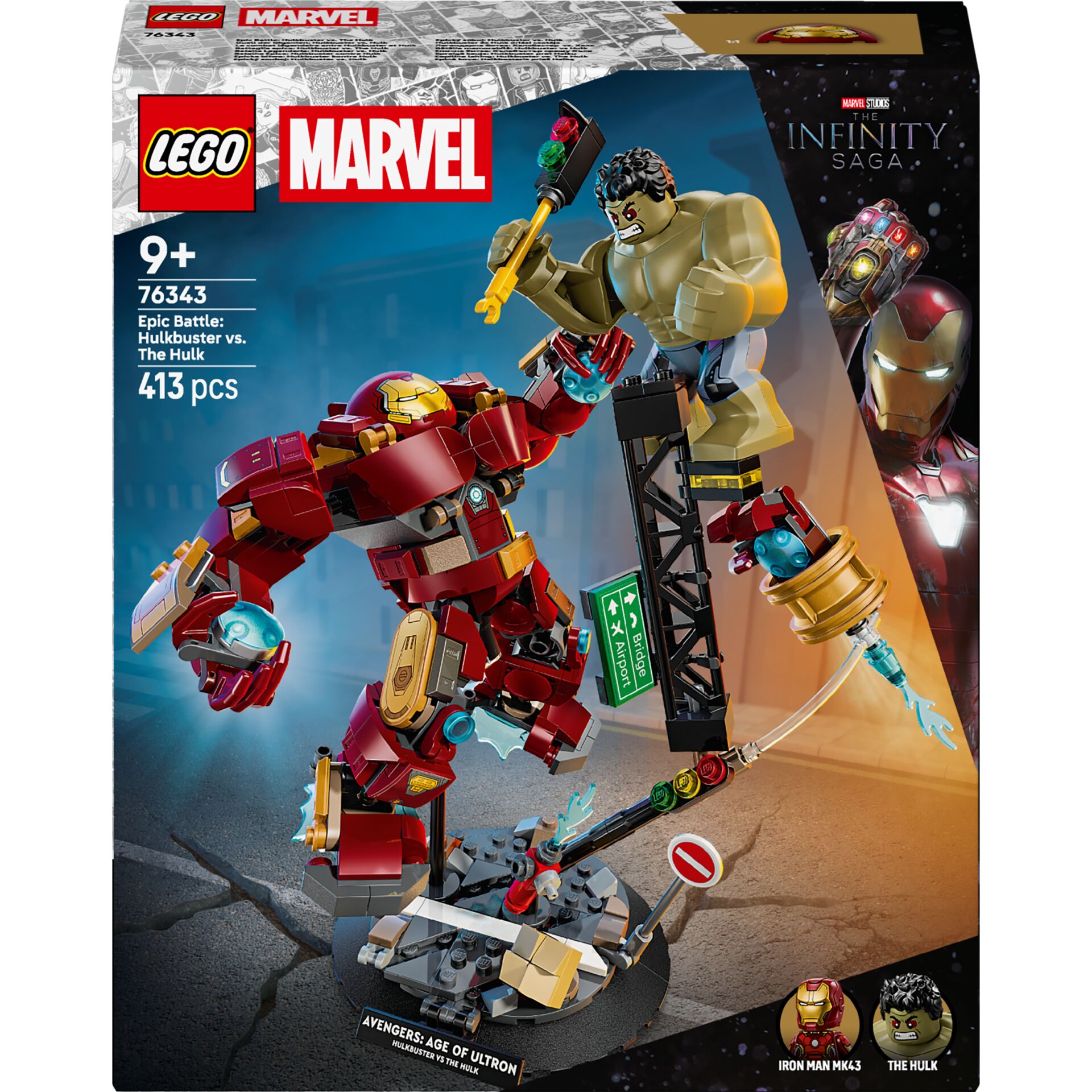 Lego, Marvel, Figurenset, Hulkbuster, Iron Man MK43