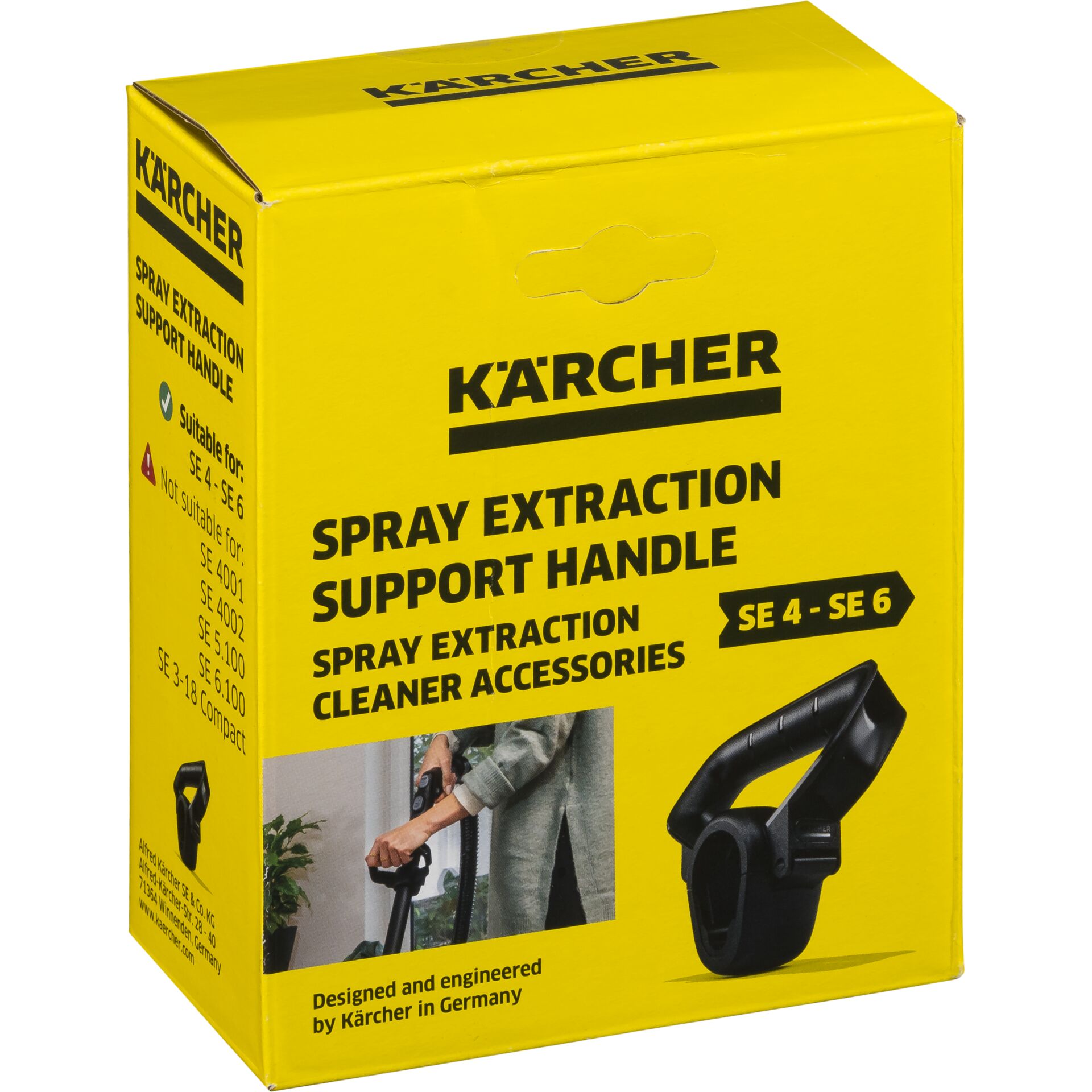 Elektronik, Kärcher, Spray-Extraction, Unterstützungsgriff, Reinigungszubehör, Verpackung