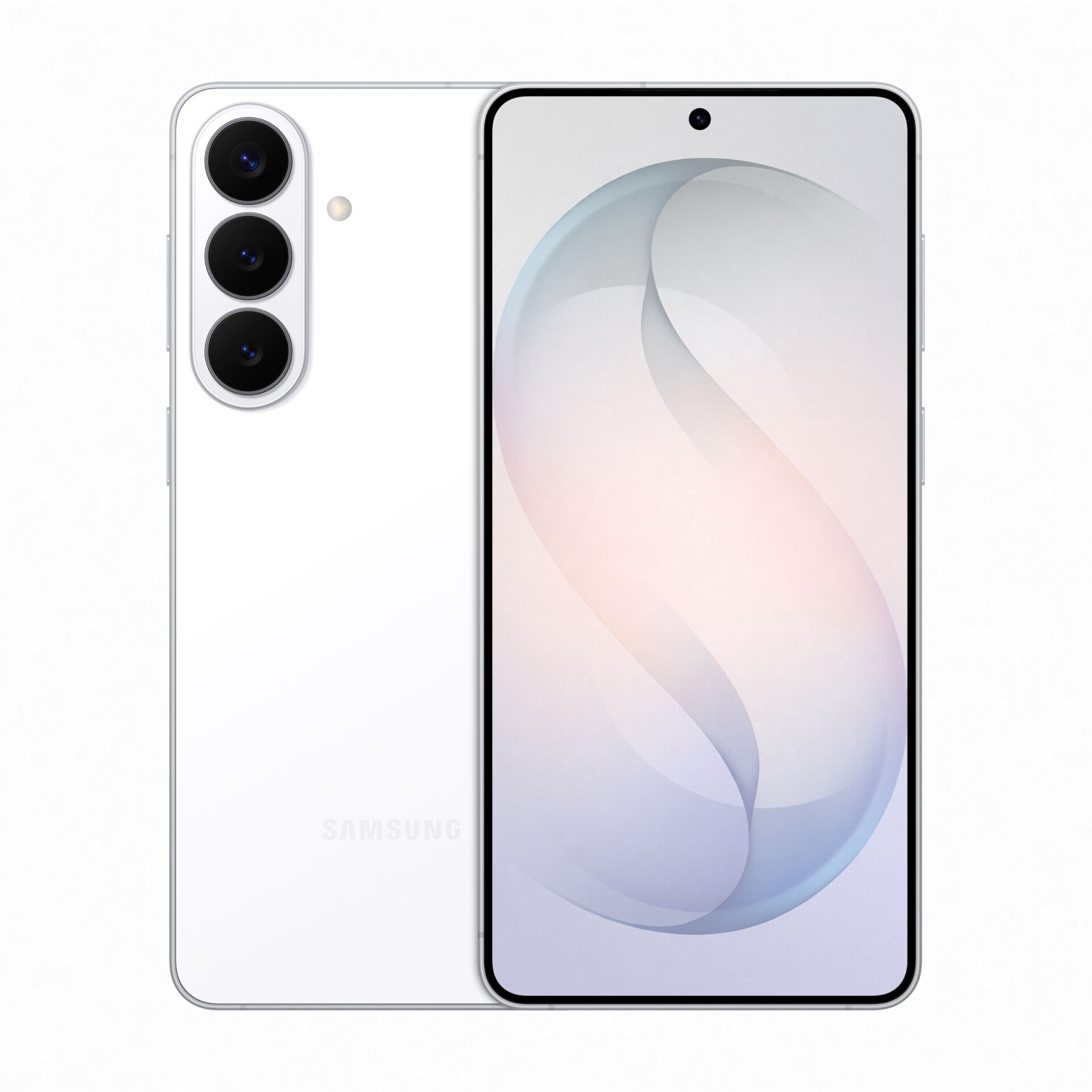 Smartphone, Triple camera, Weiß, Randlos Display, Lochkamera vorne