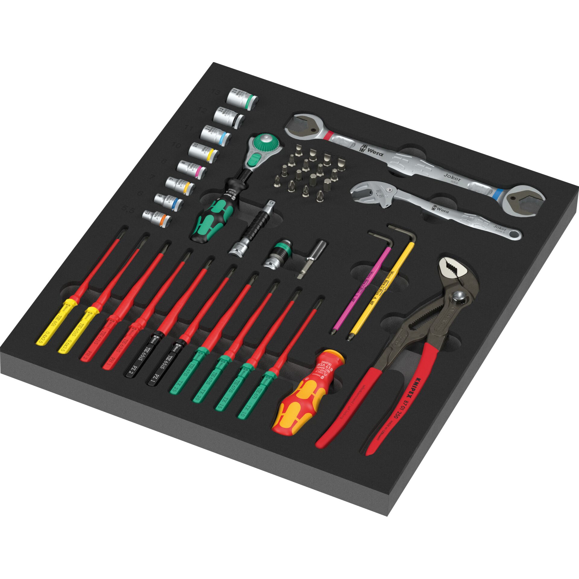 Werkzeug-Set, Schraubendreher-Set, Präzisionsschraubendreher, Schlüssel, Werkzeughalterung