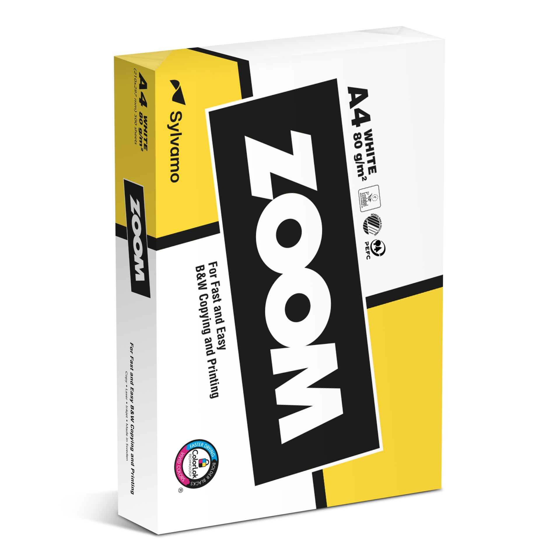 ZOOM Kopierpapier A 4  80 g, bialy, 500 arkusz