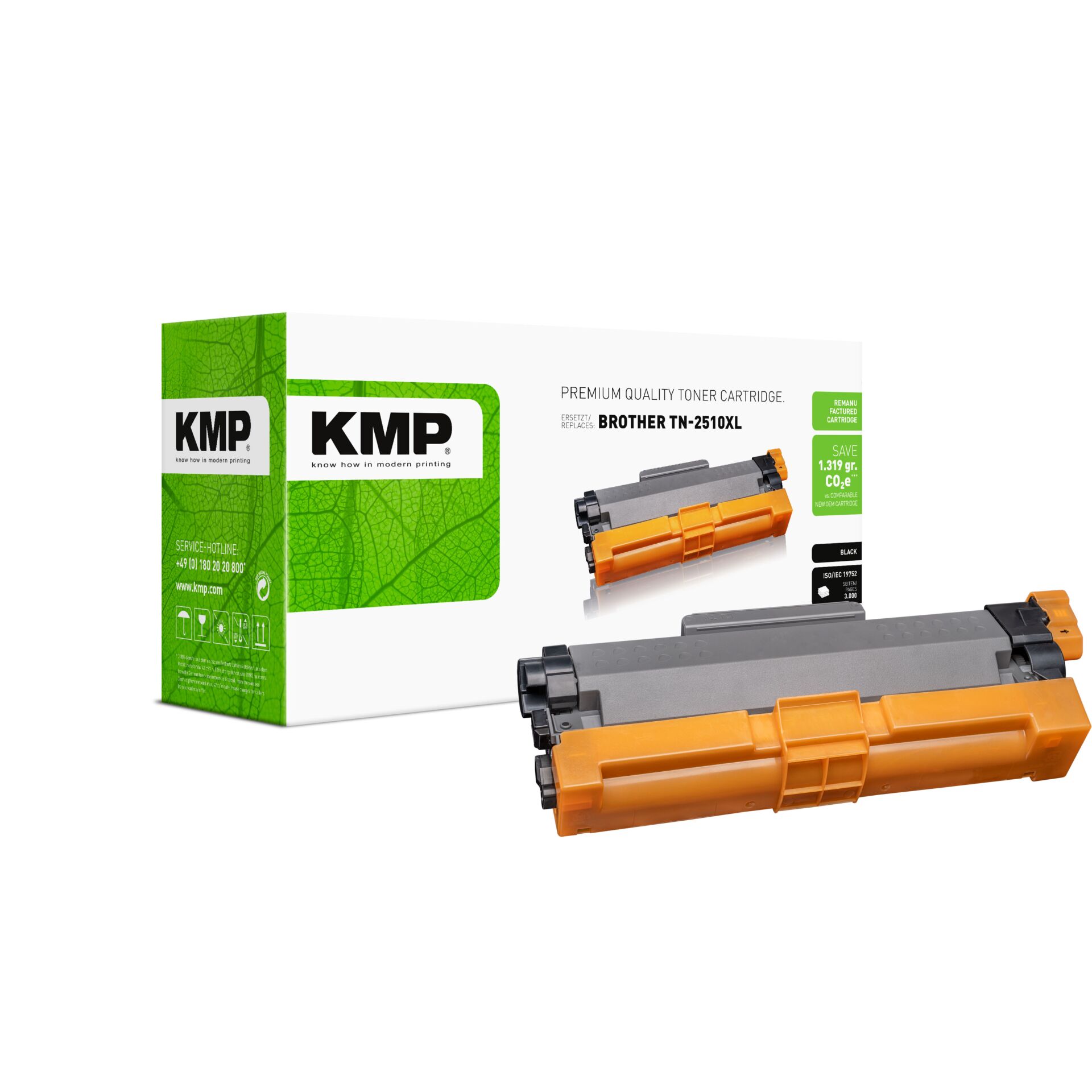 Computerausrüstung, Schusswaffe, Waffe, Adapter, Tonerpatrone, KMP Toner, Brother TN-2510XL kompatibel, Tonerpatrone orange, Kartusche