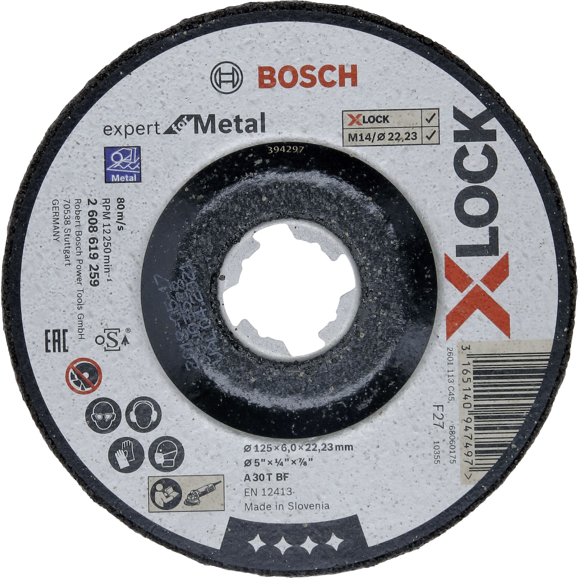 Bosch X-LOCK Grinding Disc  125X6mm EfM