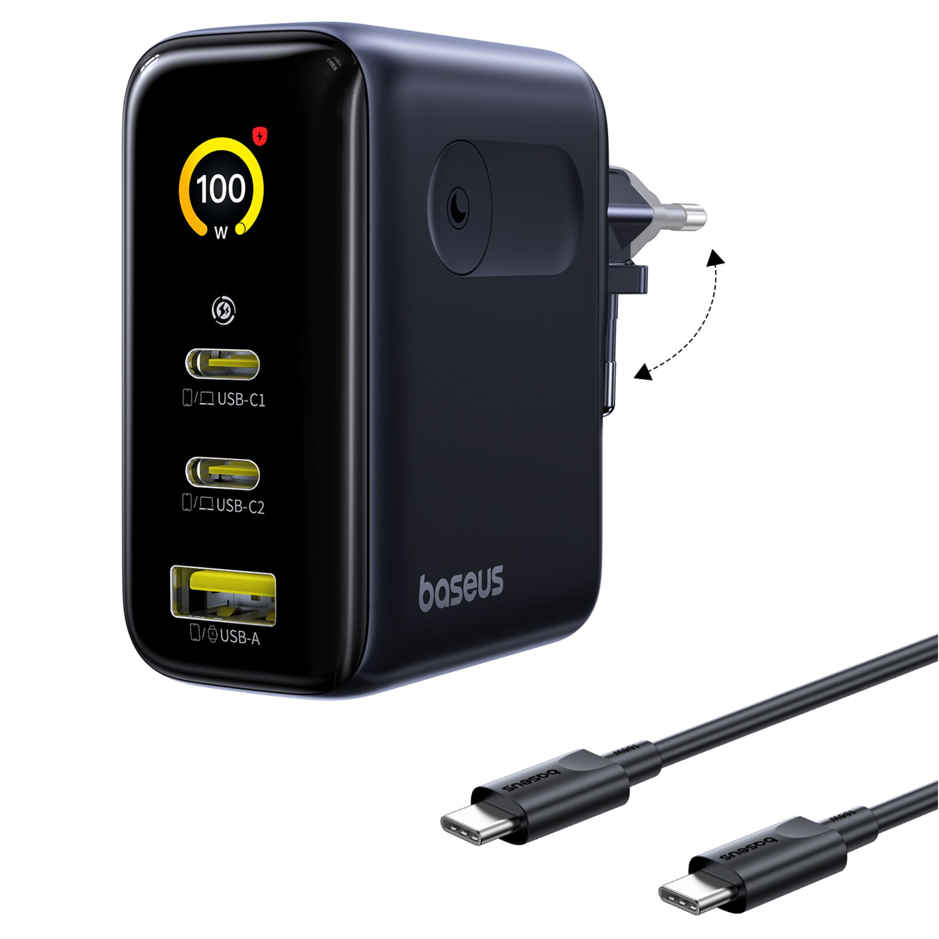 USB-C, USB-A, Ladegerät, Multifunktionsadapter, Baseus