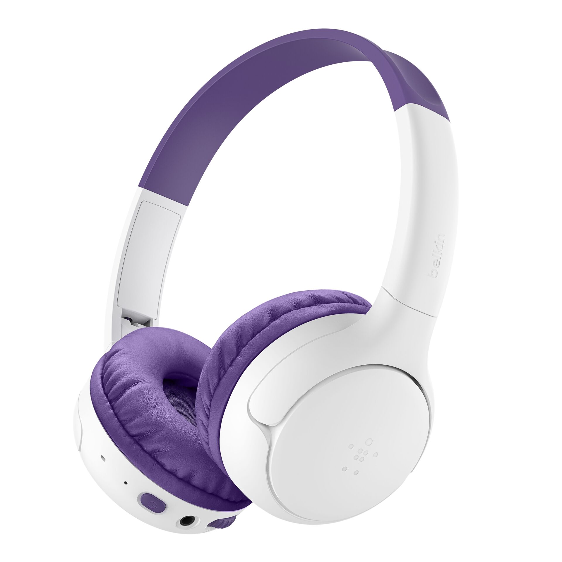 Kopfhörer, Over-Ear, Purple-White, Kunstleder, Headphones