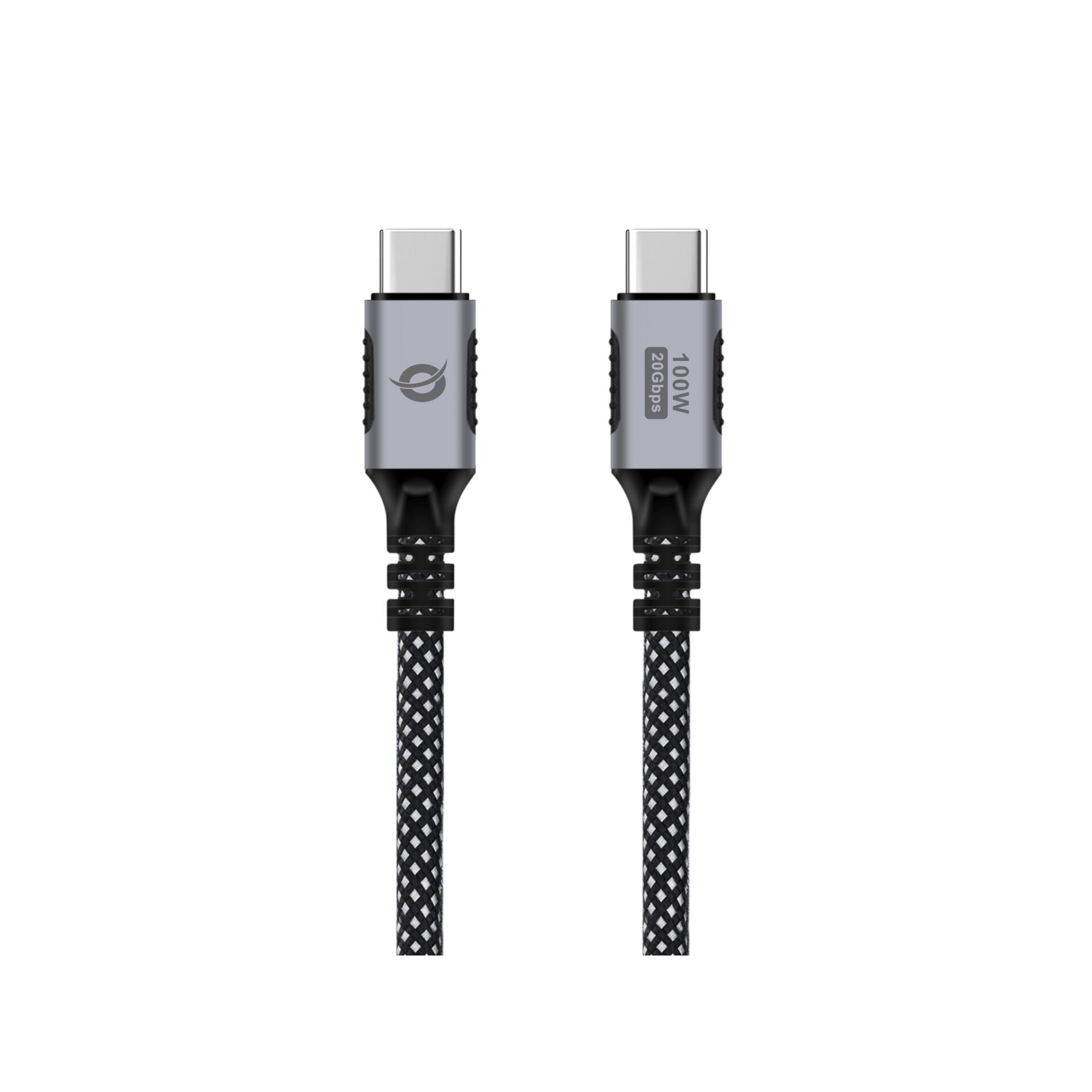 USB-C Kabel,  geflochtenes Kabel,  100W,  USB-C zu USB-C,  doppelseitig