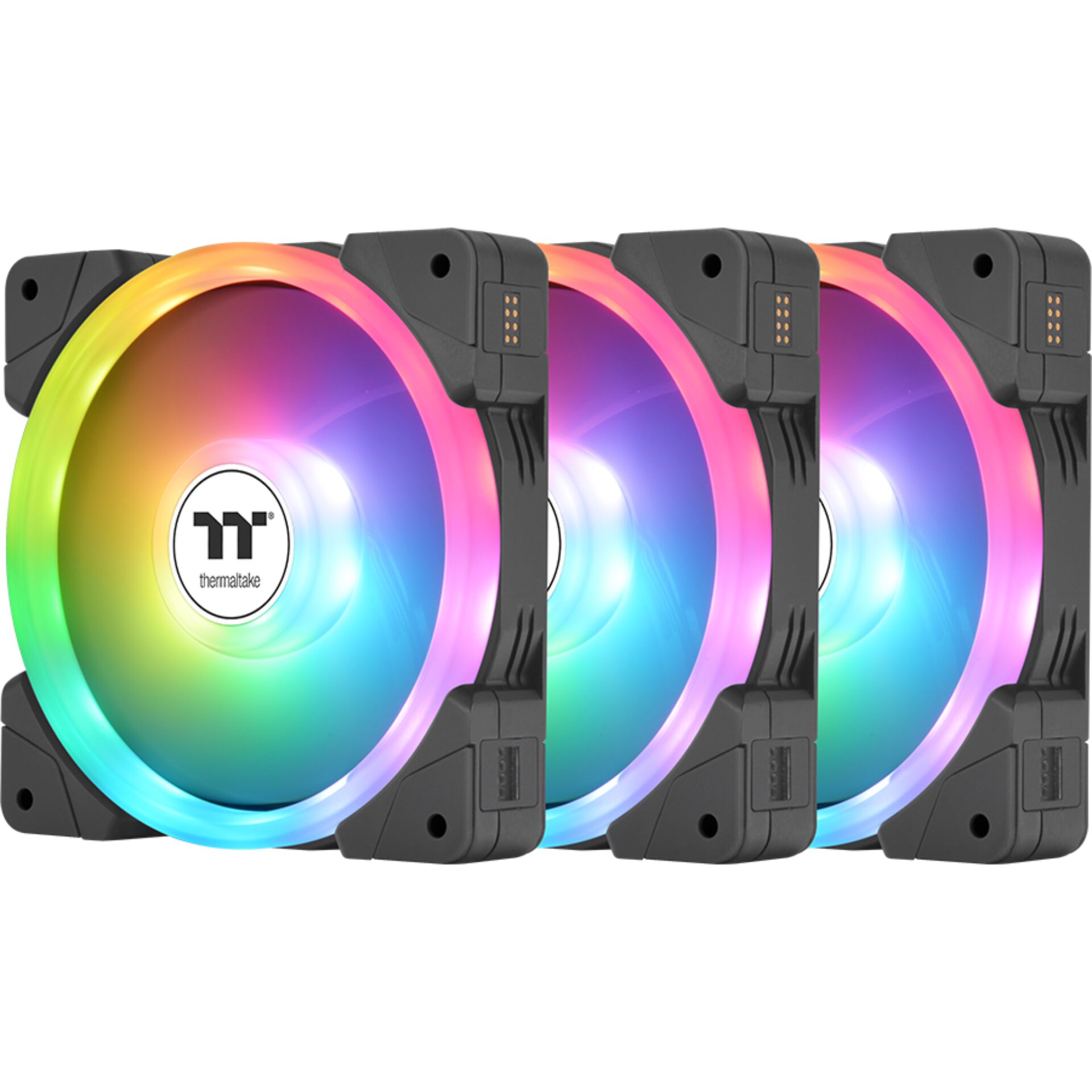 RGB, LED, Kühlung, Gehäuselüfter, Drei-Lüfter
