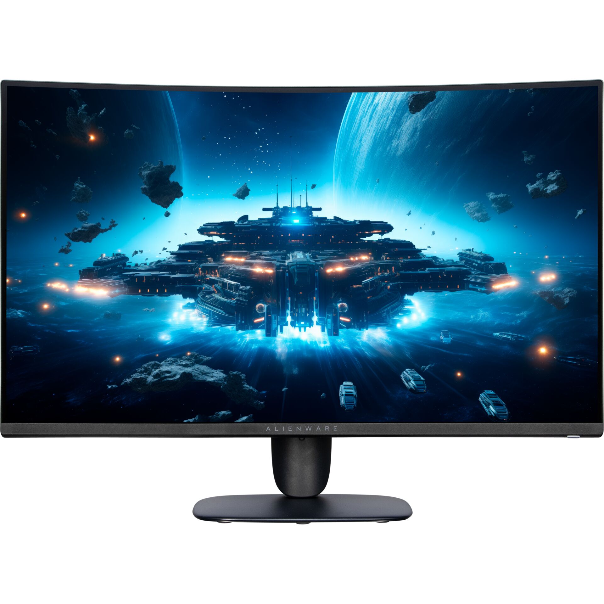 monitor, Alienware, kurvig, Raumfahrt, Weltraum