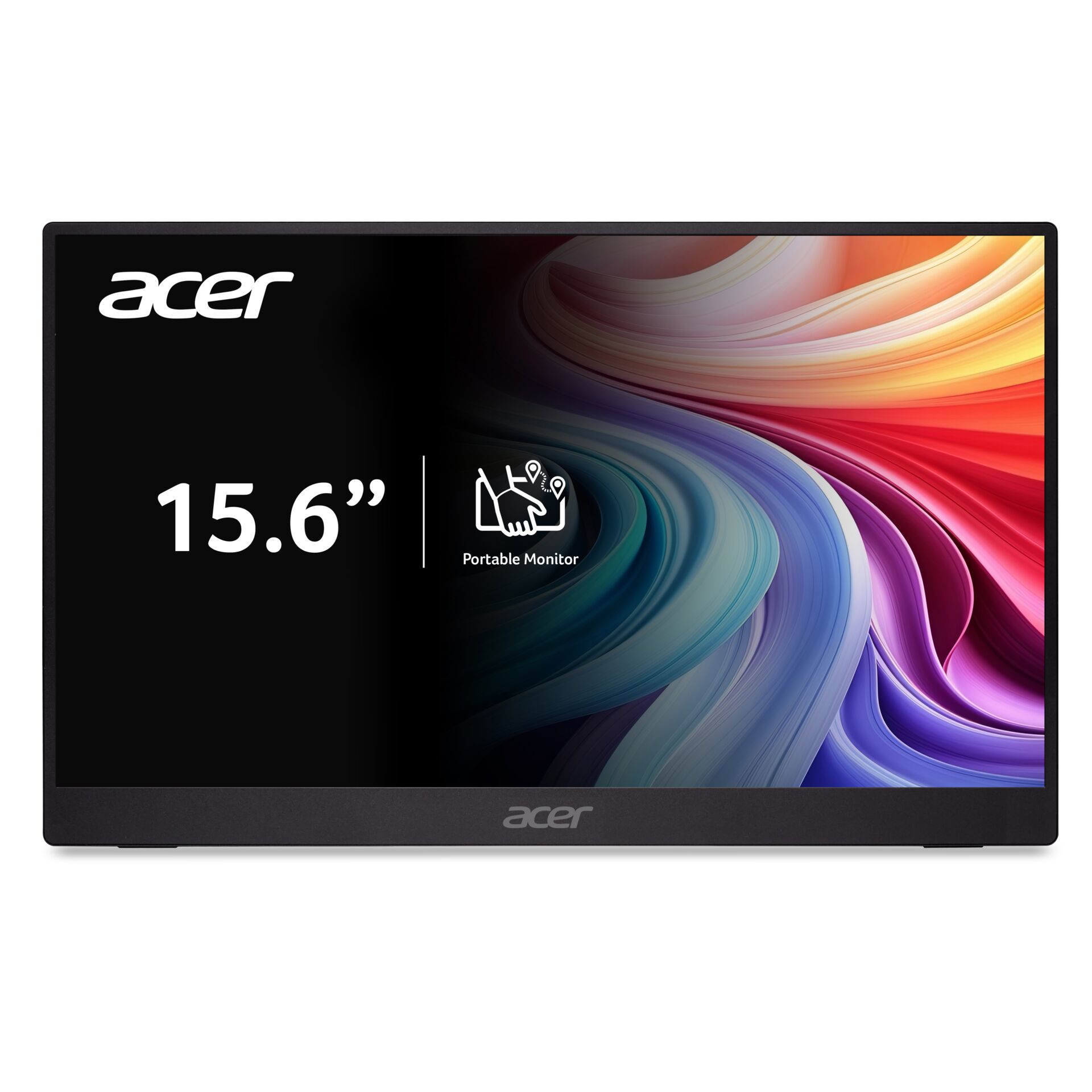 monitor, 15.6 Zoll, tragbar, Anzeige, Bildschirm