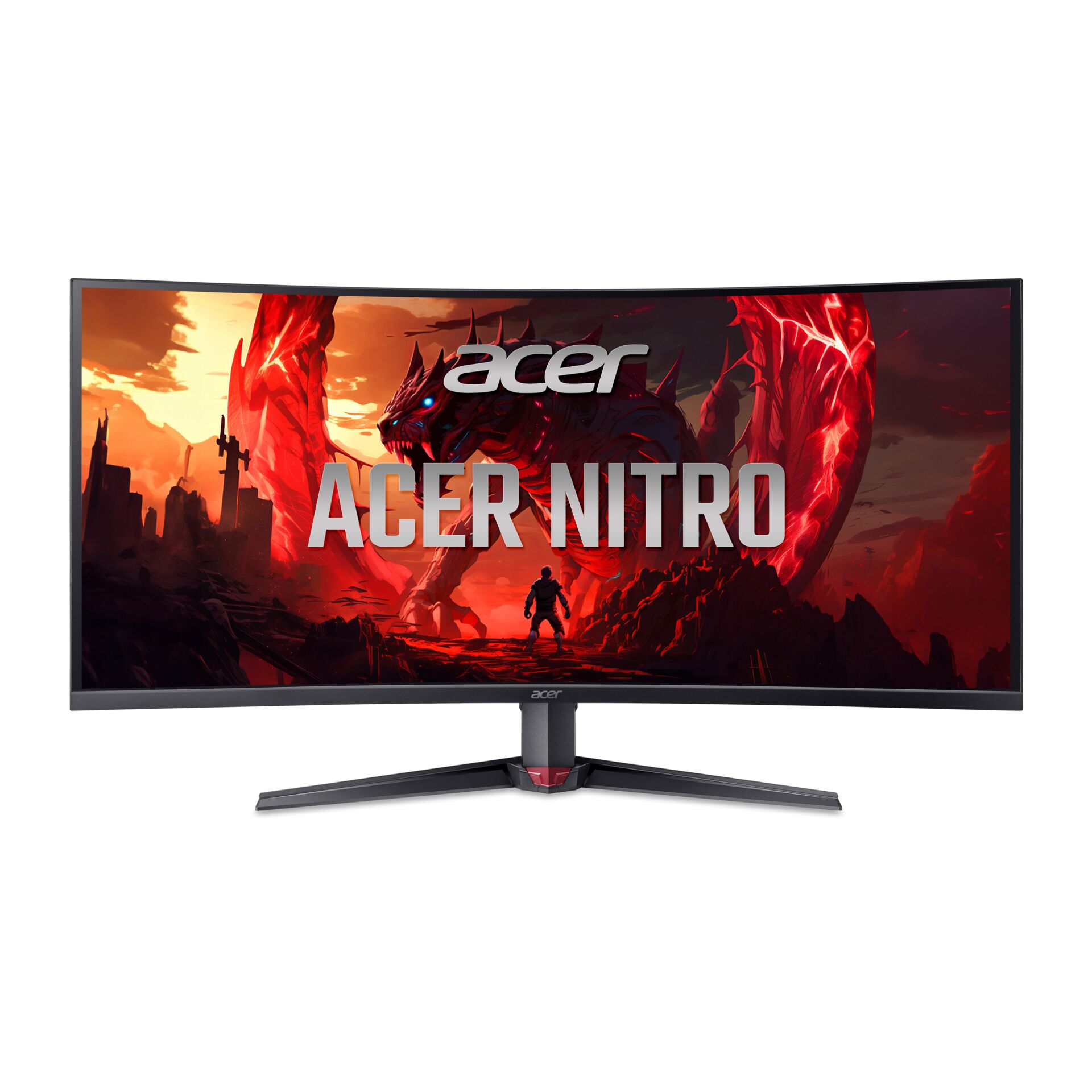 Gaming-Monitor, Curved-Monitor, Ultrawide-Monitor, Acer Nitro, Schwarzer Bildschirm