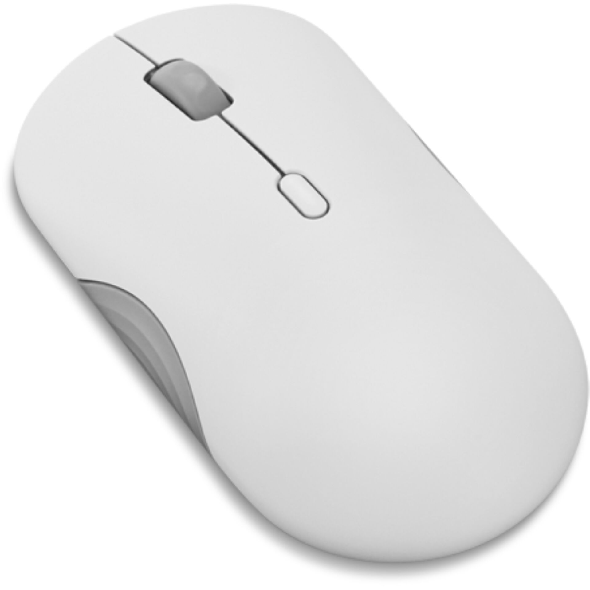 Computer-Maus, drahtlos, optisch, ergonomisch, weiß