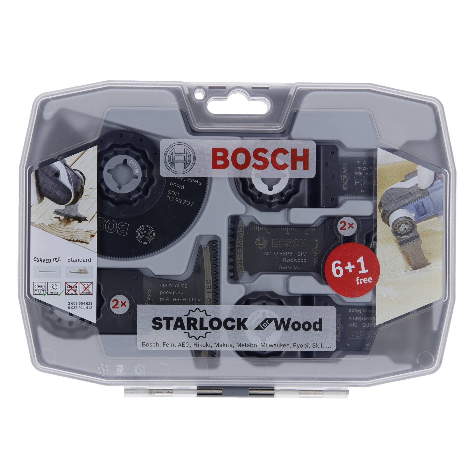 Bosch Best of Wood Starlock-Set  for Wood and Metal 7 pcs