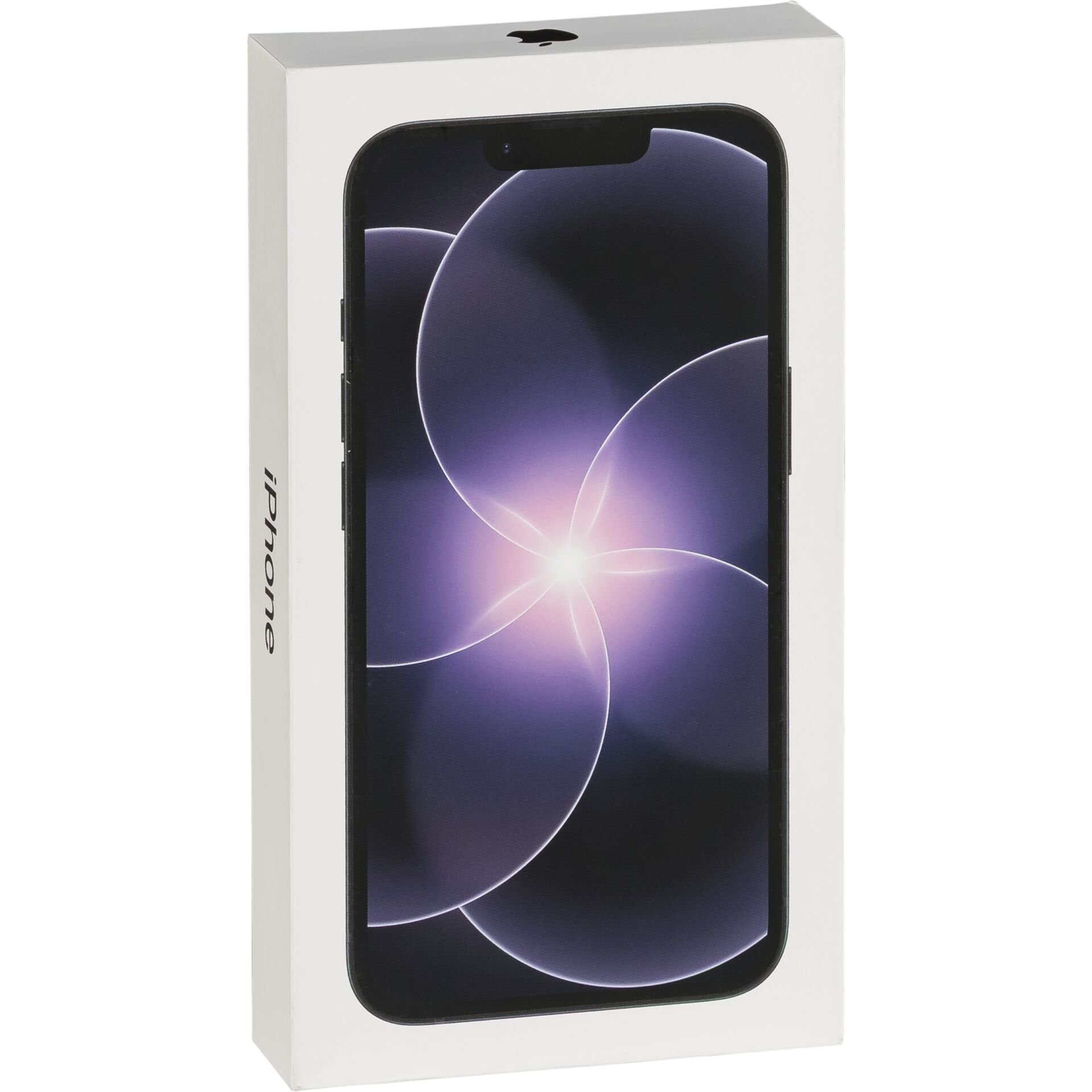 smartphone, iPhone, Box, Schwarz-Front, Display