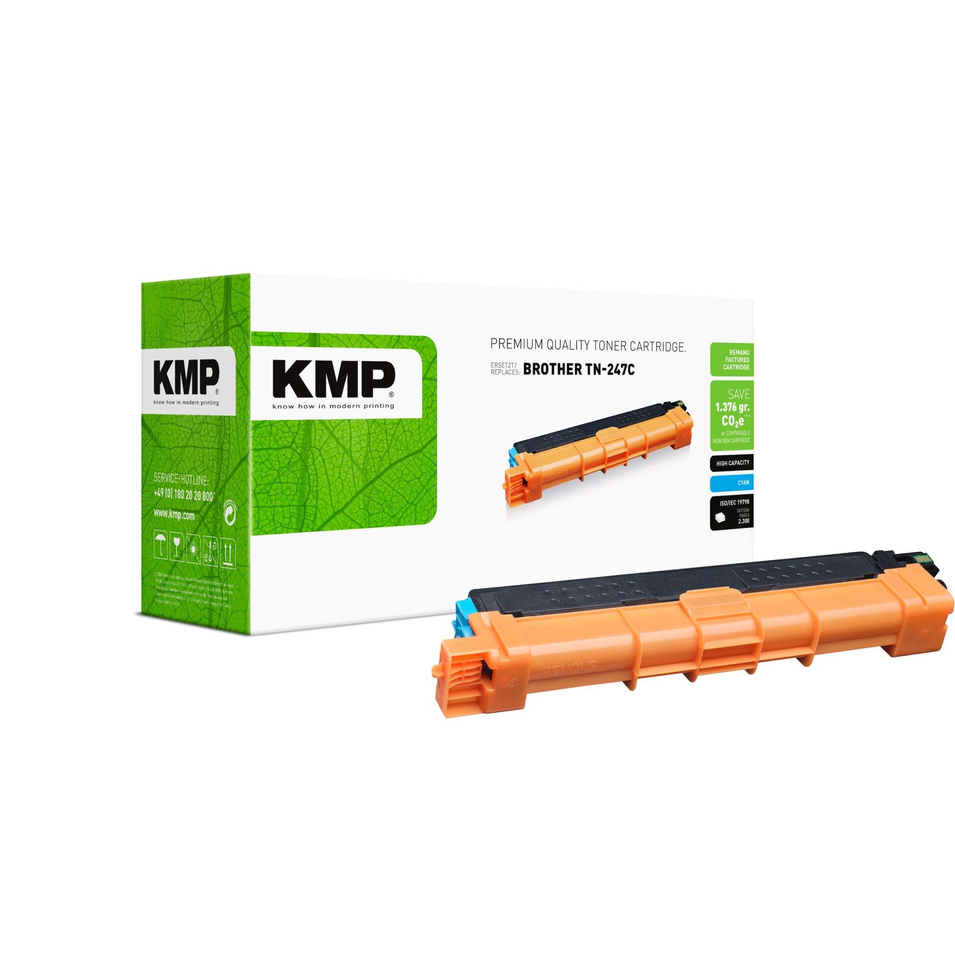 Tonerpatrone, Drucker-Toner, Orangene Patrone, Ersatzpatrone, Laserdrucker-Toner