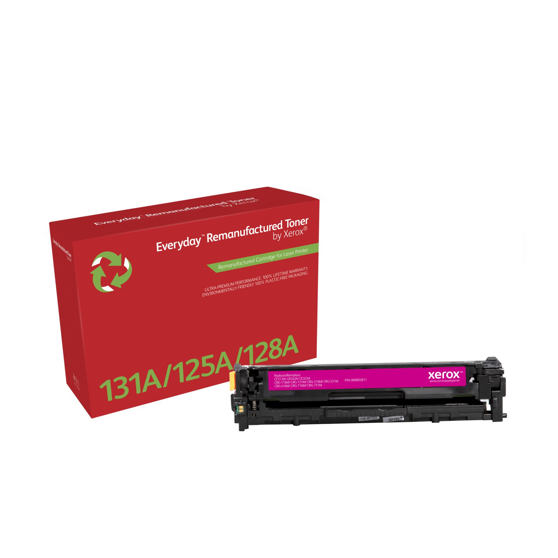 Toner, Wiederaufbereiteter Toner, Laserdrucker-Tonerkassette, Magenta Patrone, Xerox kompatibel