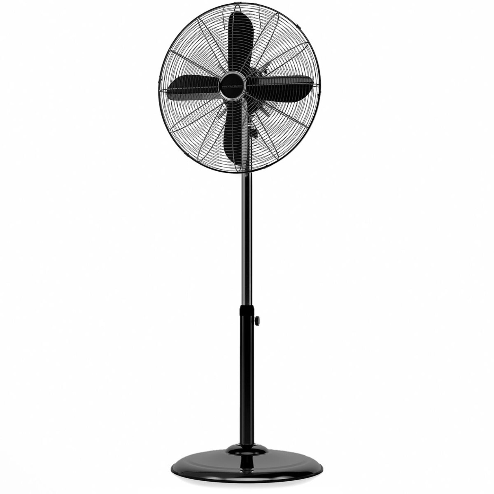 Ventilator, Stehventilator, Stahl, Schwarz, Standfuß