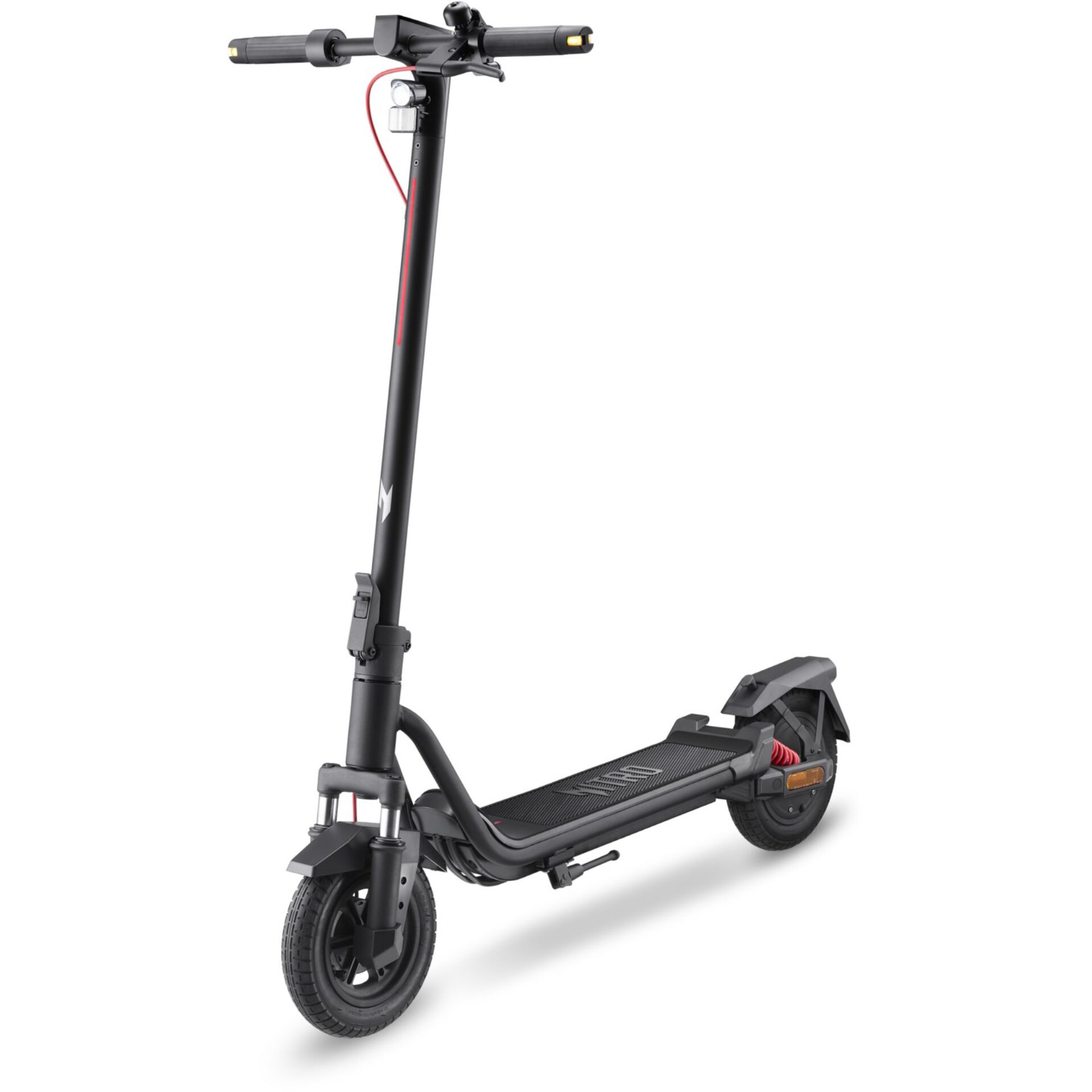 E-Scooter, Elektroroller, Trittbrett, Gummi-Reifen, Frontscheinwerfer