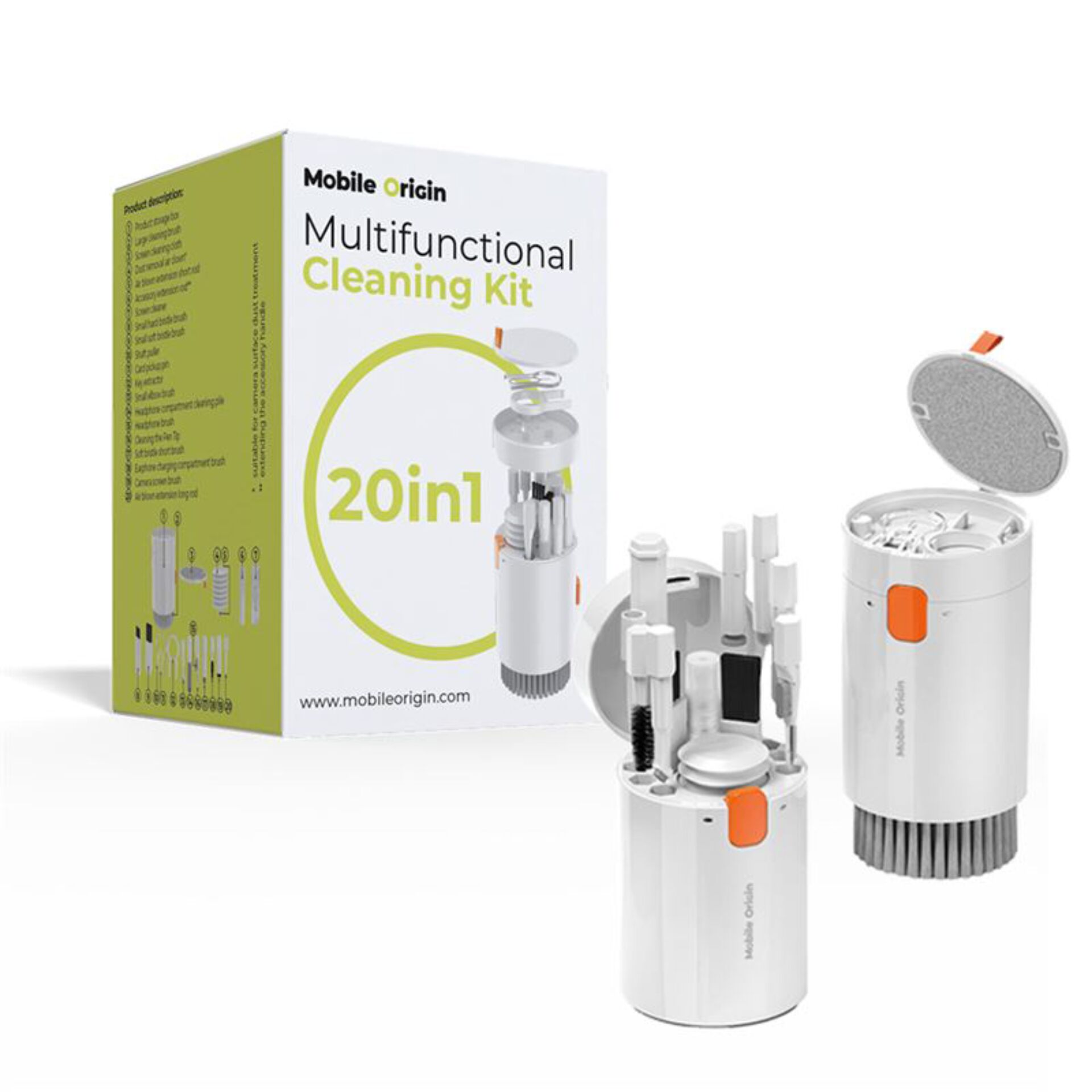 Reinigungsset, Multifunktional, 20in1, Aufbewahrungsbox, Zubehör