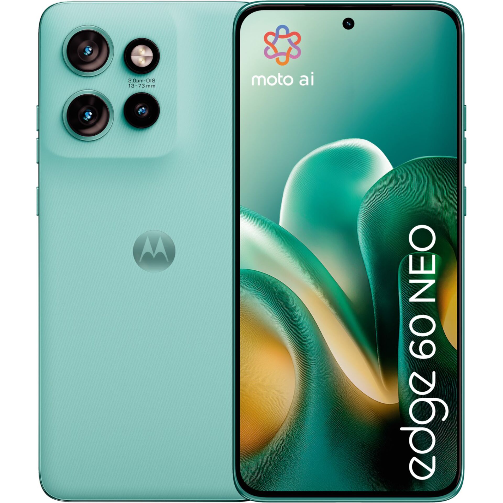 Smartphone, Quad-camera, Mint green, Punch-hole camera, OLED display
