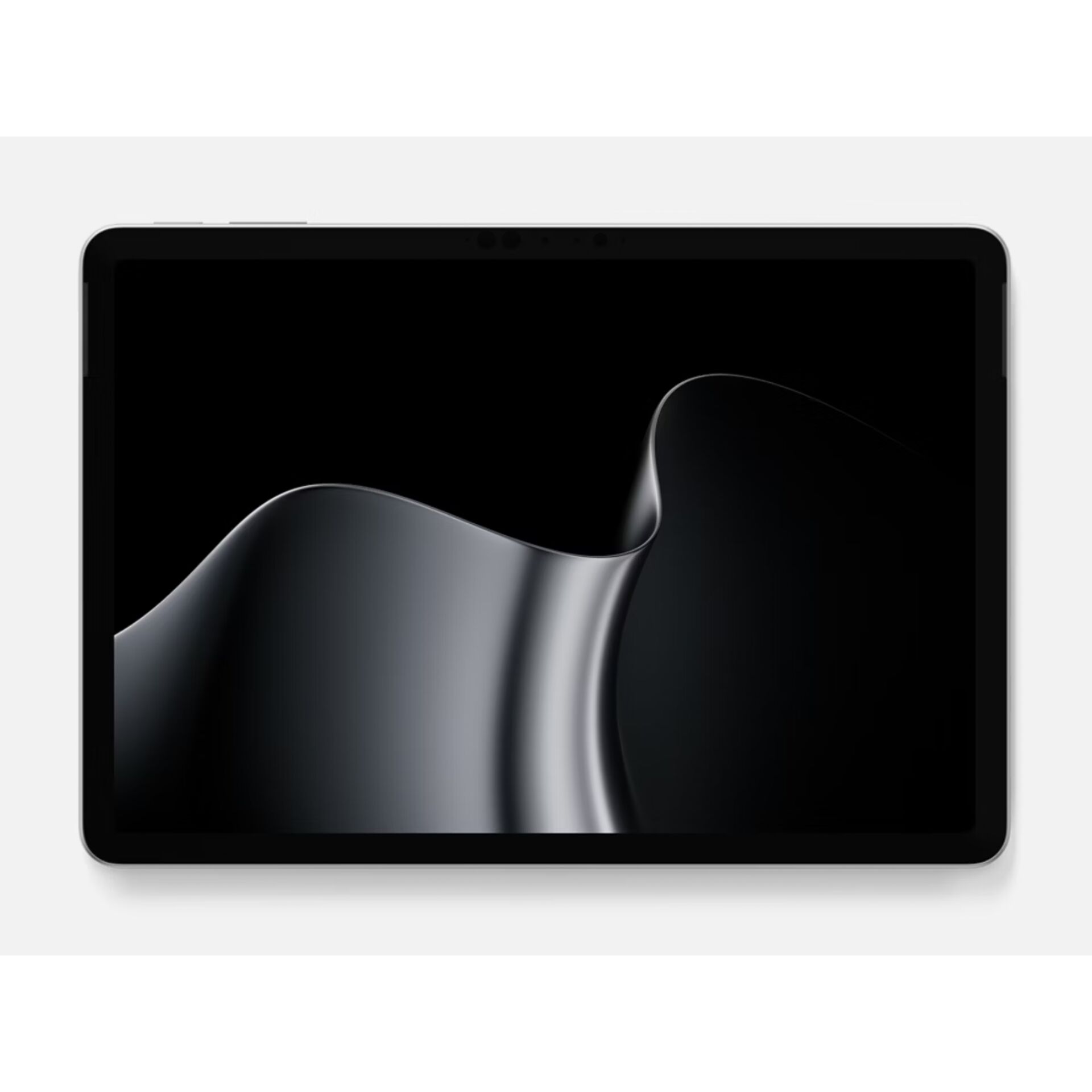 Tablet, Touchscreen, Schwarzer Bildschirm, Silberner Rahmen