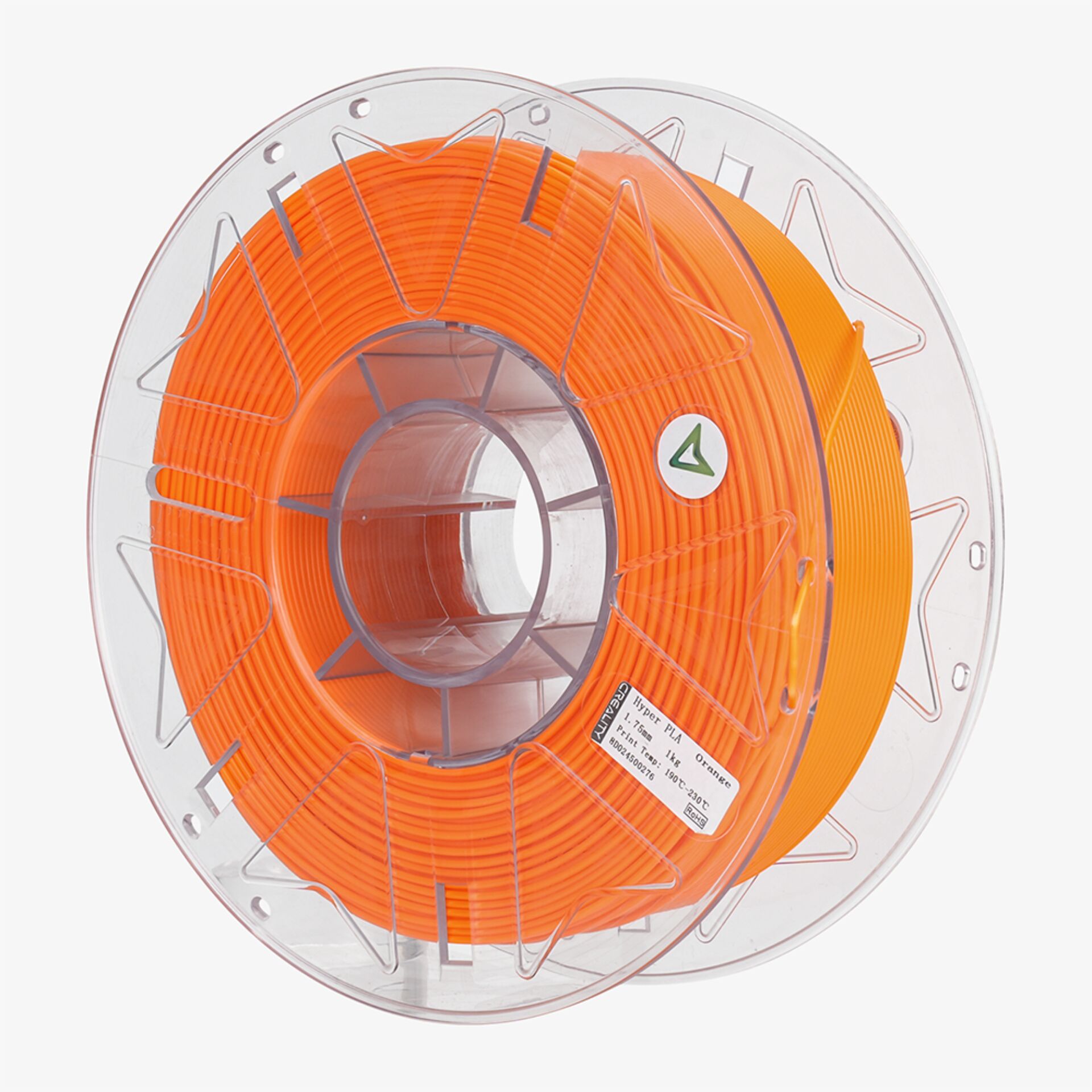 3D-Dilament, PLA-Filament, orange, Spule, Rolle
