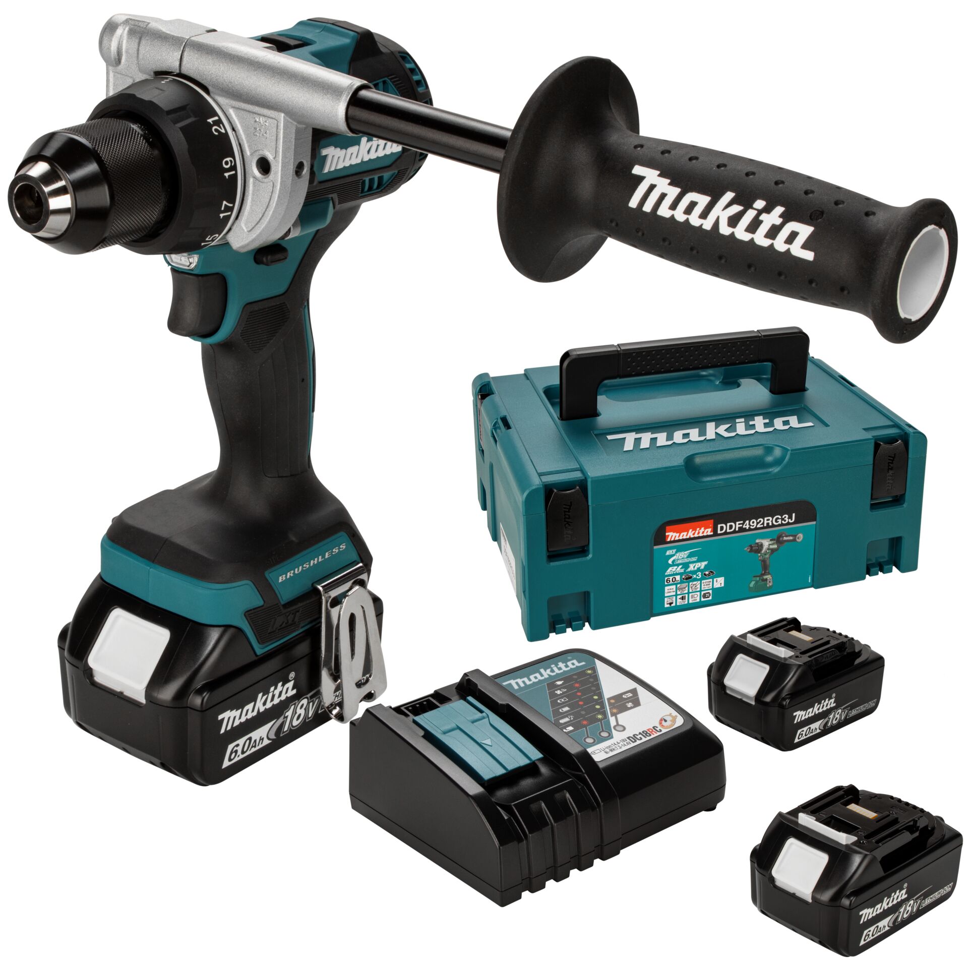 Schraubendreher, Bohrmaschine, Akkuschrauber, Koffer, Makita