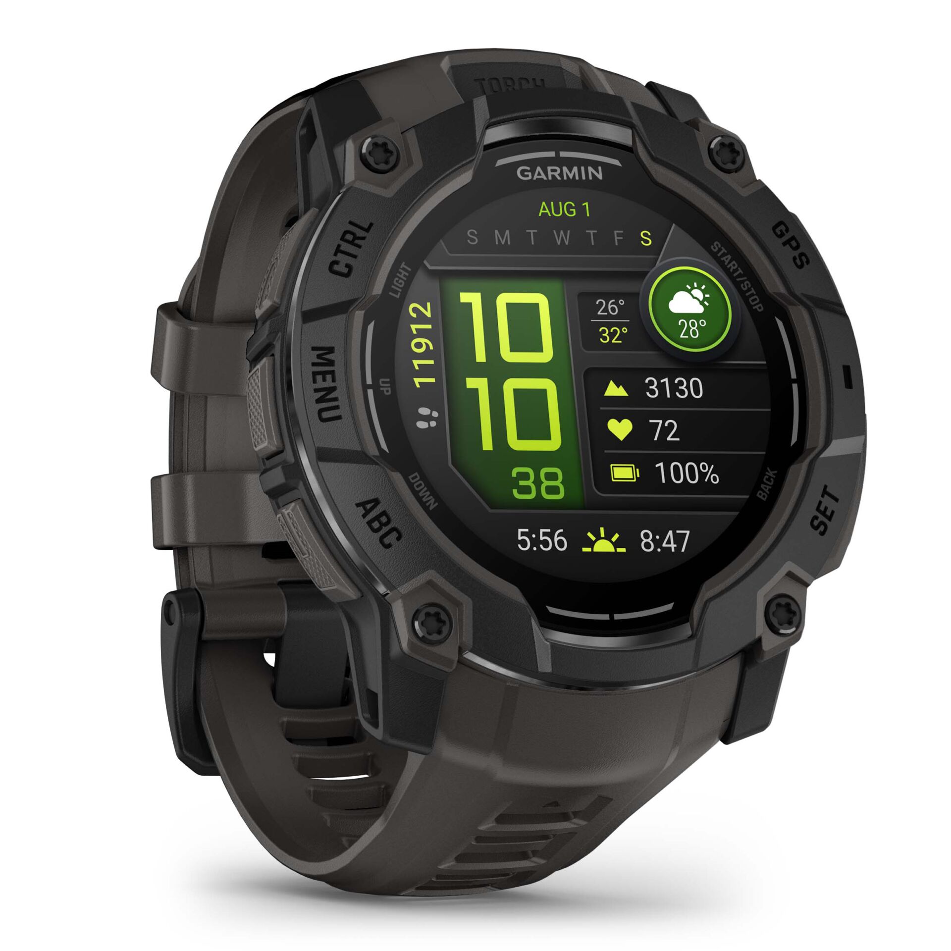 Uhren, Smartwatch, GPS, Rotezähler, Schwarze Uhr