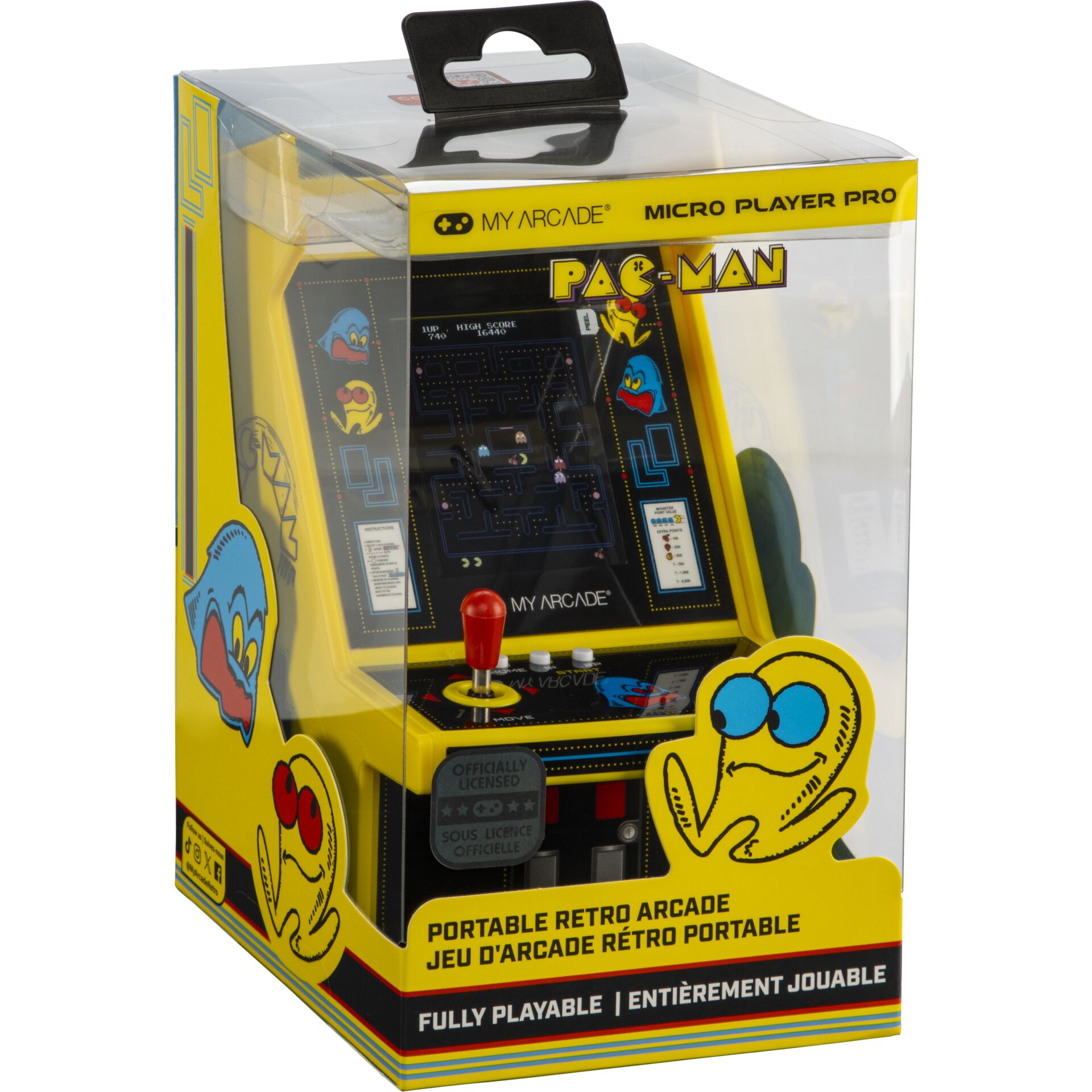 arcade, handheld, pac-man, retro, game console