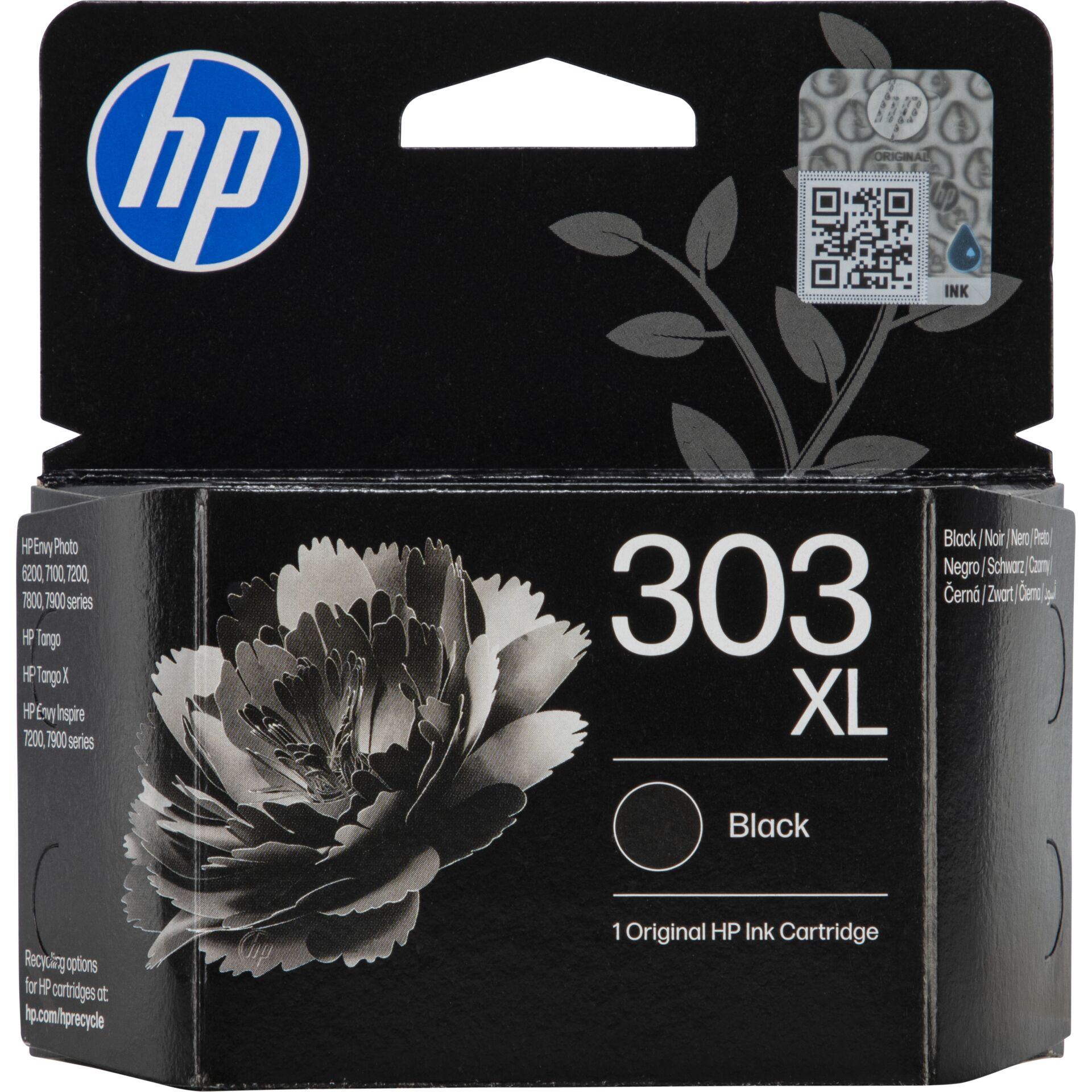Tintenpatrone, HP Tinte, Schwarz, XL, Kassette