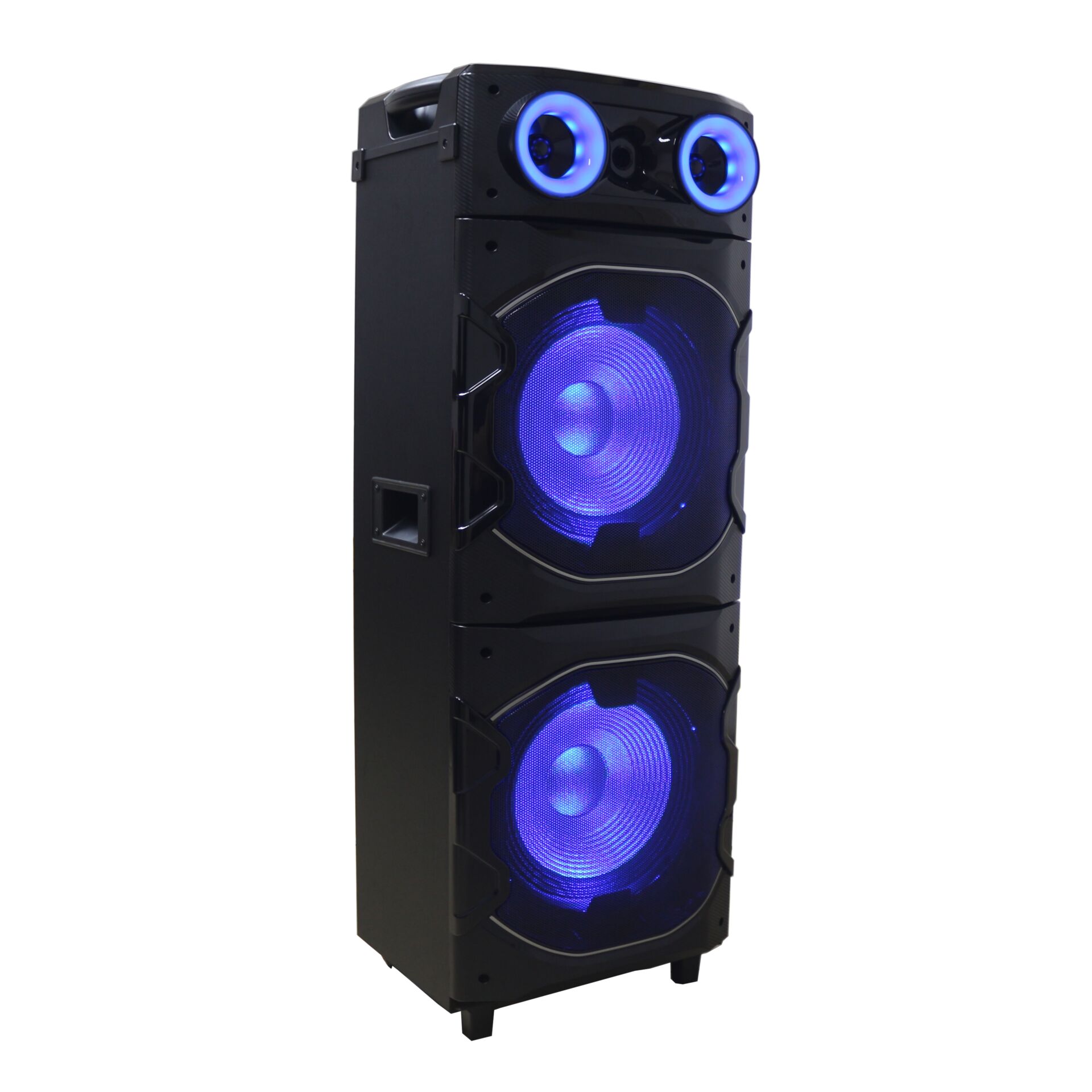 Gaming, Speaker, Turm, LED, Blau