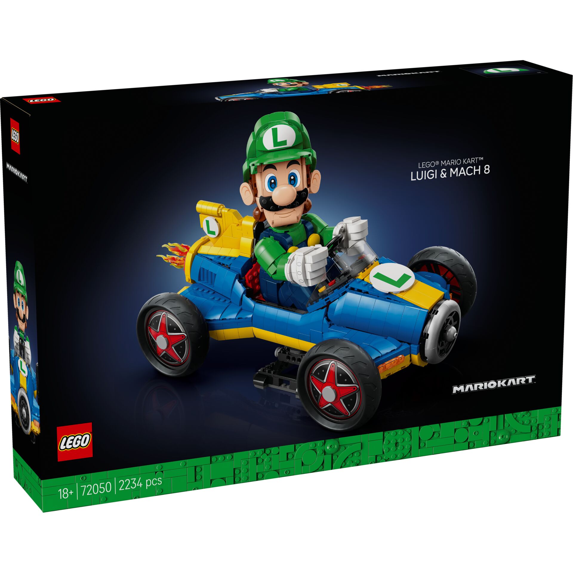 Lego, Kart, Go-kart, Mario Kart, Luigi