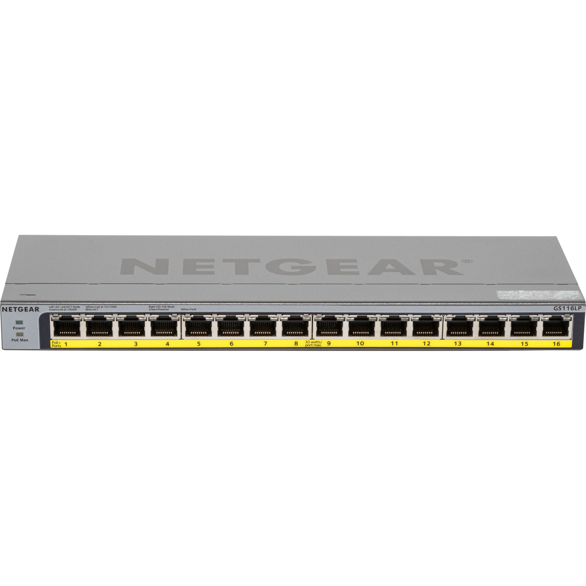 Switch, Netzwerk, 16-Port, Patch Panel,  unmanaged