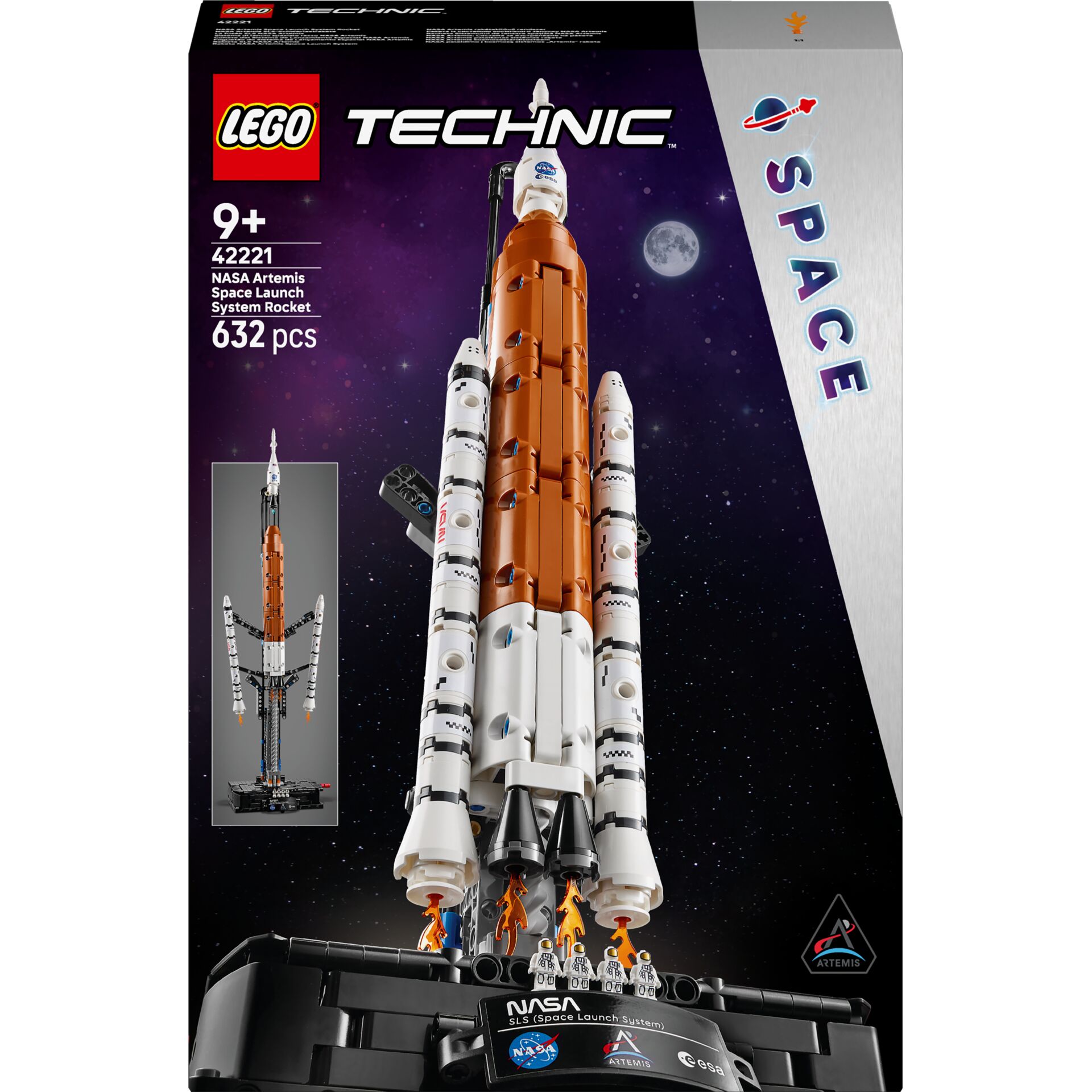 Lego Technic, Raumschiff, Raketenstart, NASA Artemis, 631 Teile