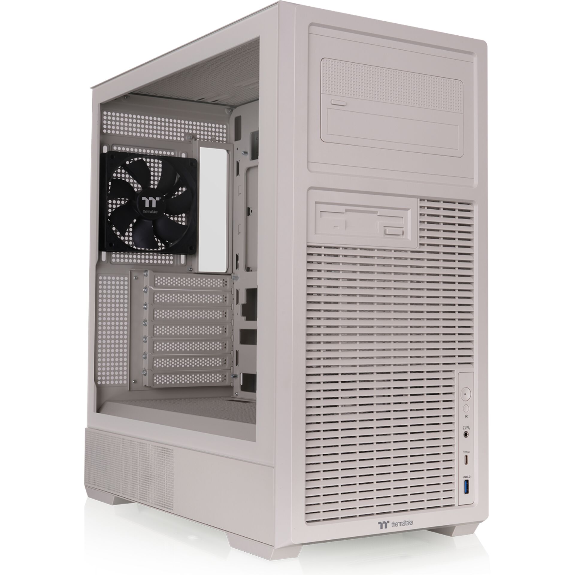 PC-Gehäuse, Mid-Tower, ATX-Gehäuse, Mesh-Front, Kühlungsventilator