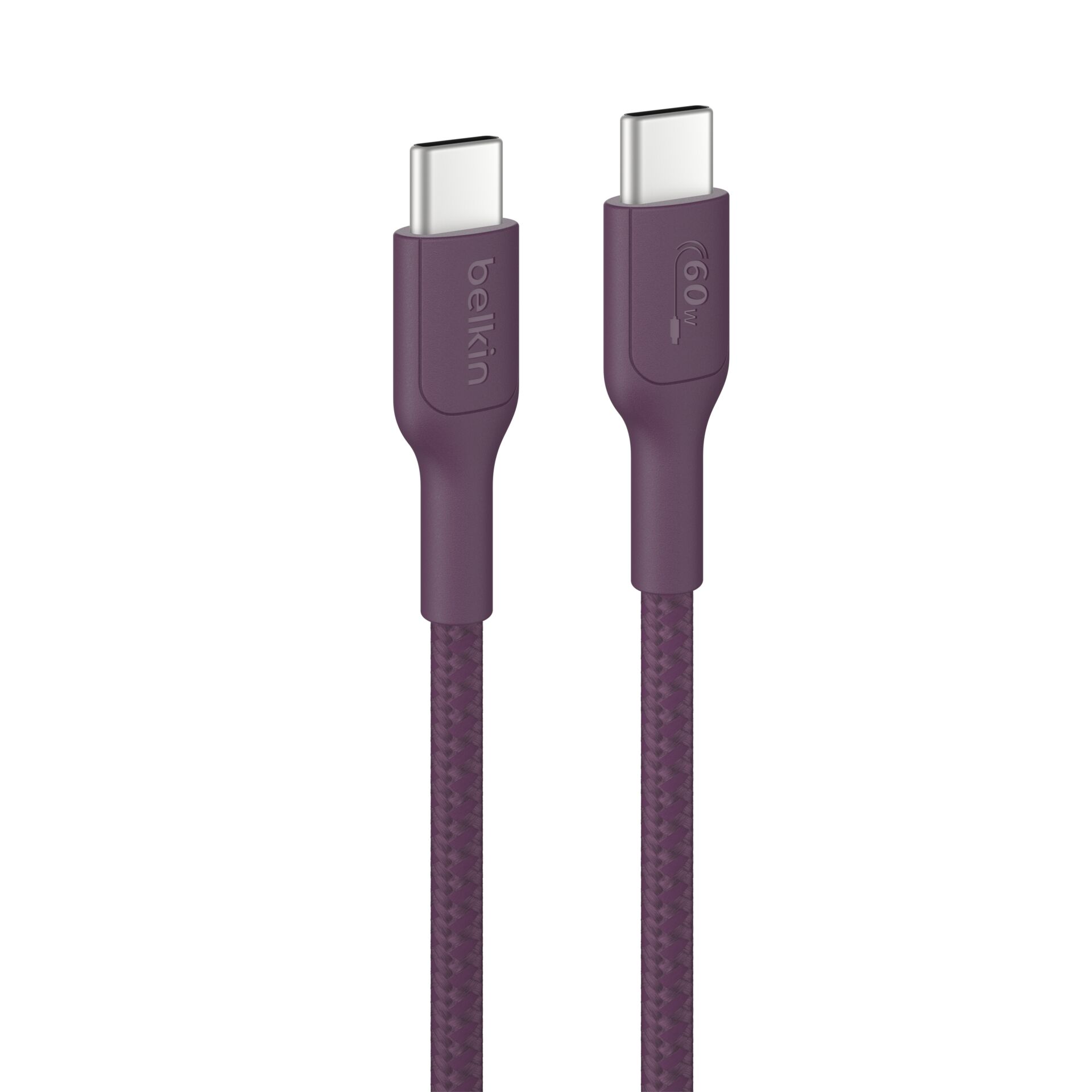 USB-C, Kabel, Geflochten, Lila, Type-C