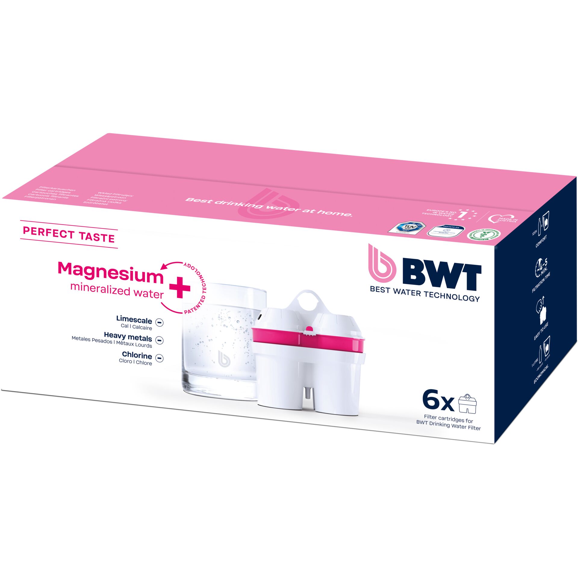 BWT 125681749, 6 pcs.  Magnesium mineralized water