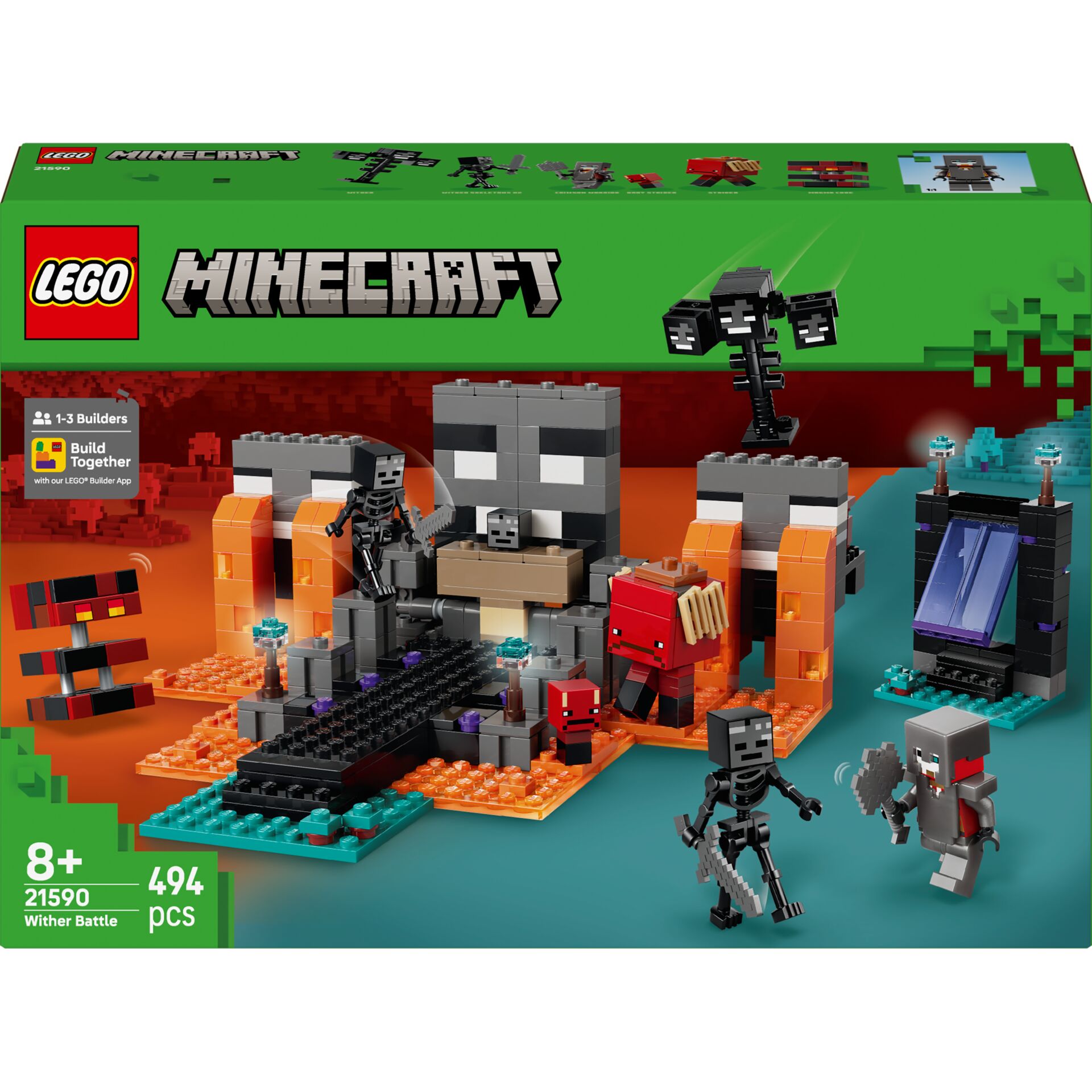 Minecraft, Lego, Aktionsfiguren, Kampf, Set mit Minifiguren