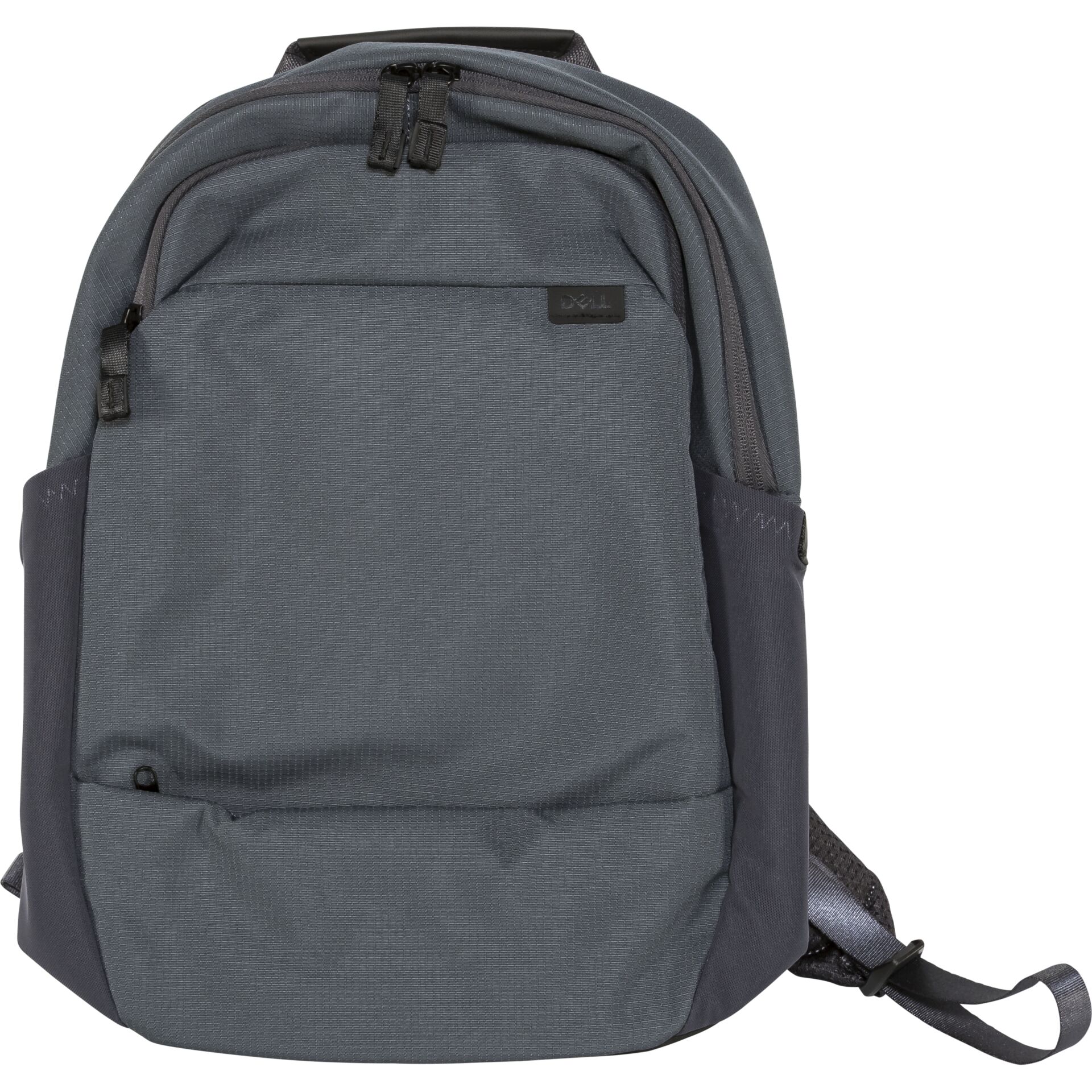 Rucksack, Grau, Vordertasche, Reißverschlussfach, Schultergurt
