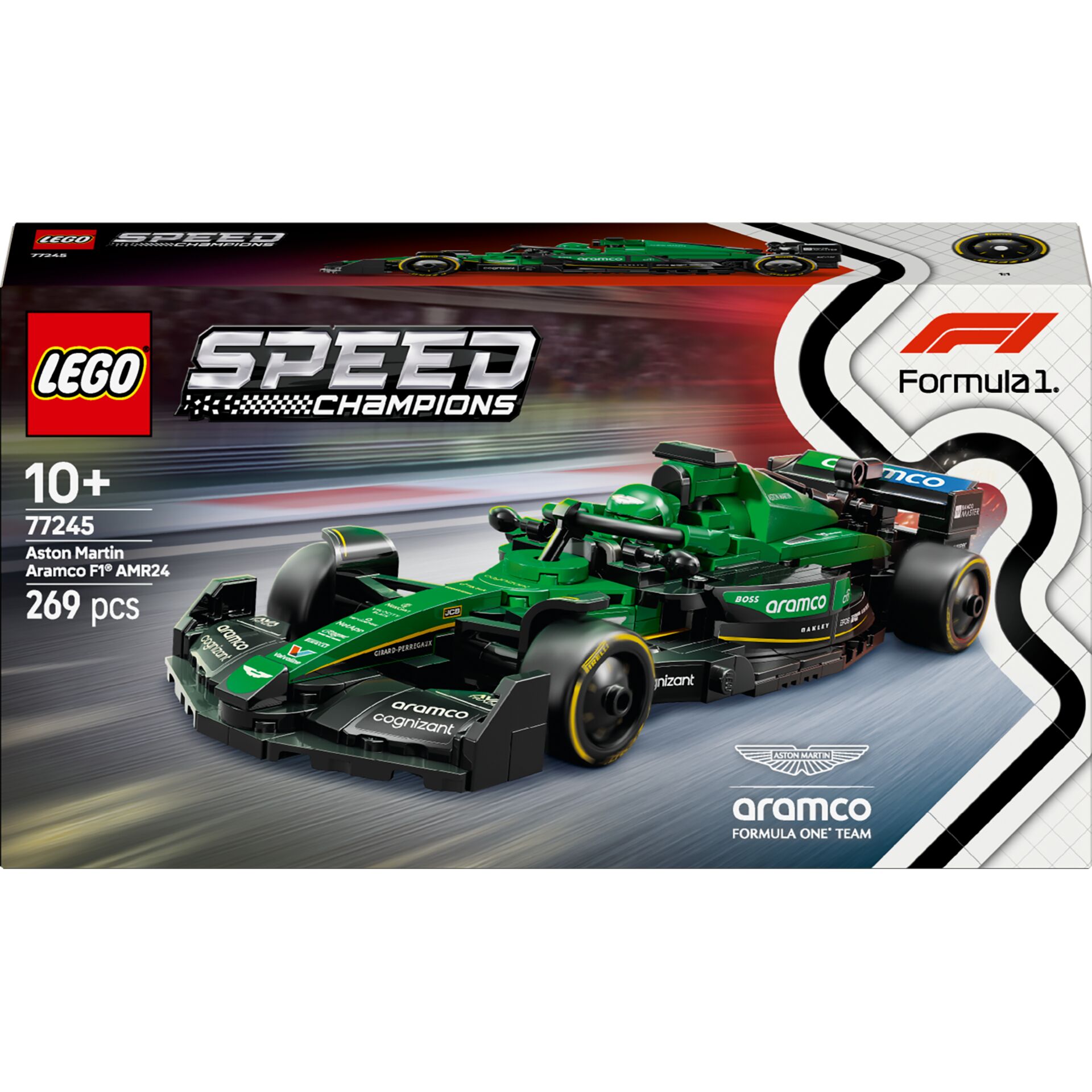 Lego, Speed Champions, F1 car, Aramco, 269 pcs