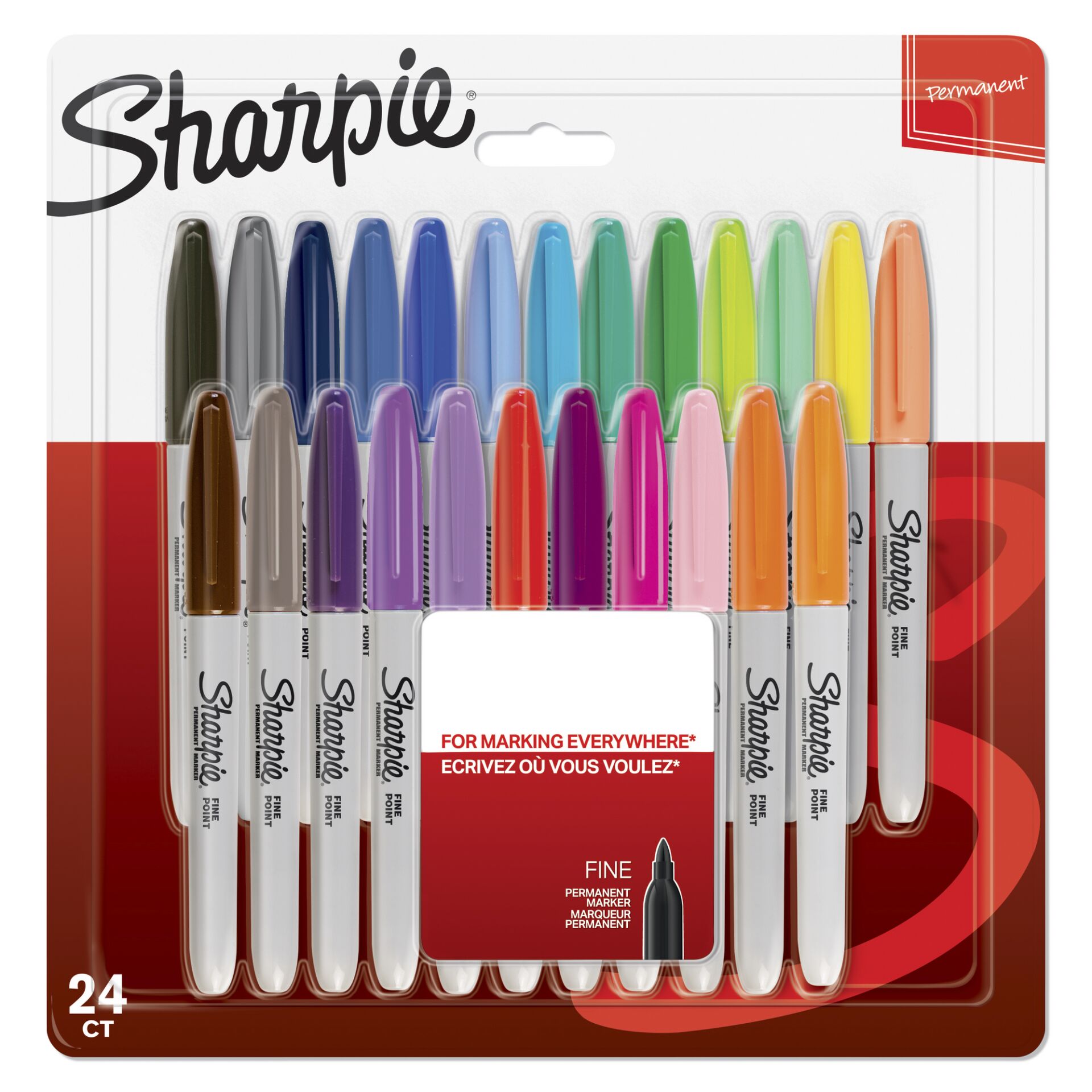 1x24 Sharpie Permanentmarker F  24 colours