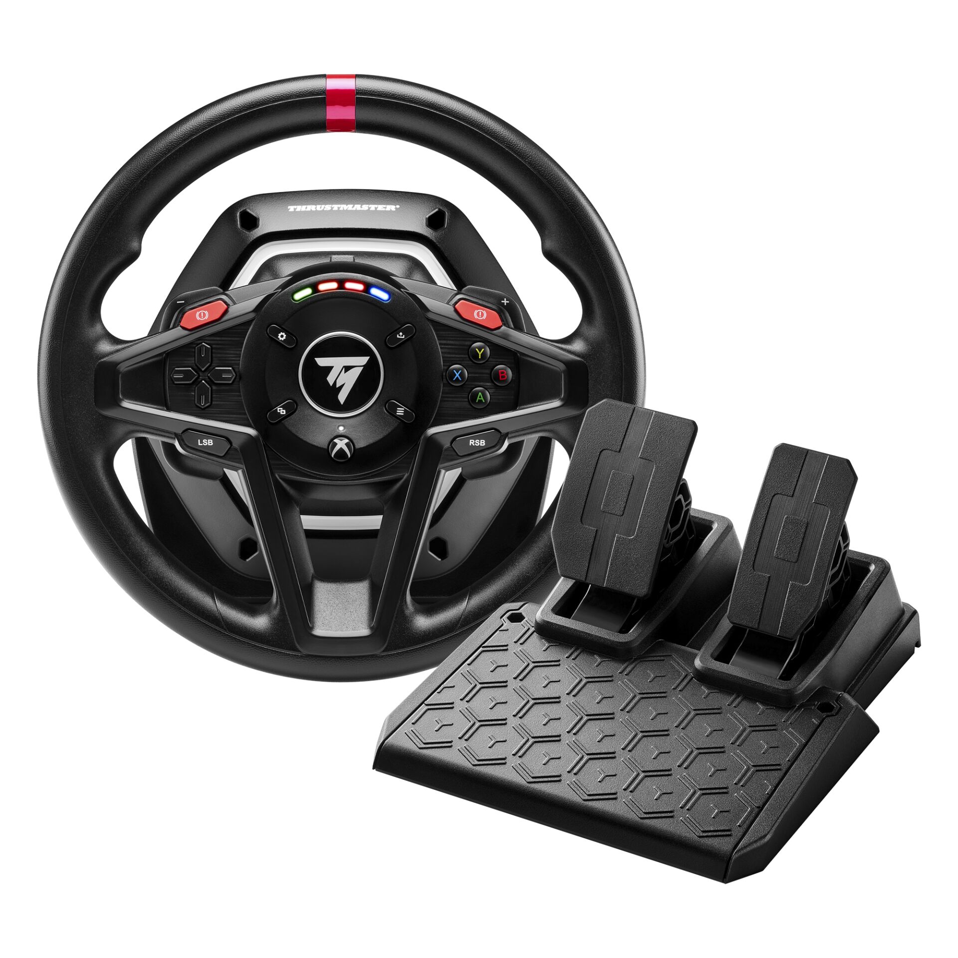 Lenkrad, Pedalensatz, Gaming-Rad, Schwarze Farbe, Steuerung